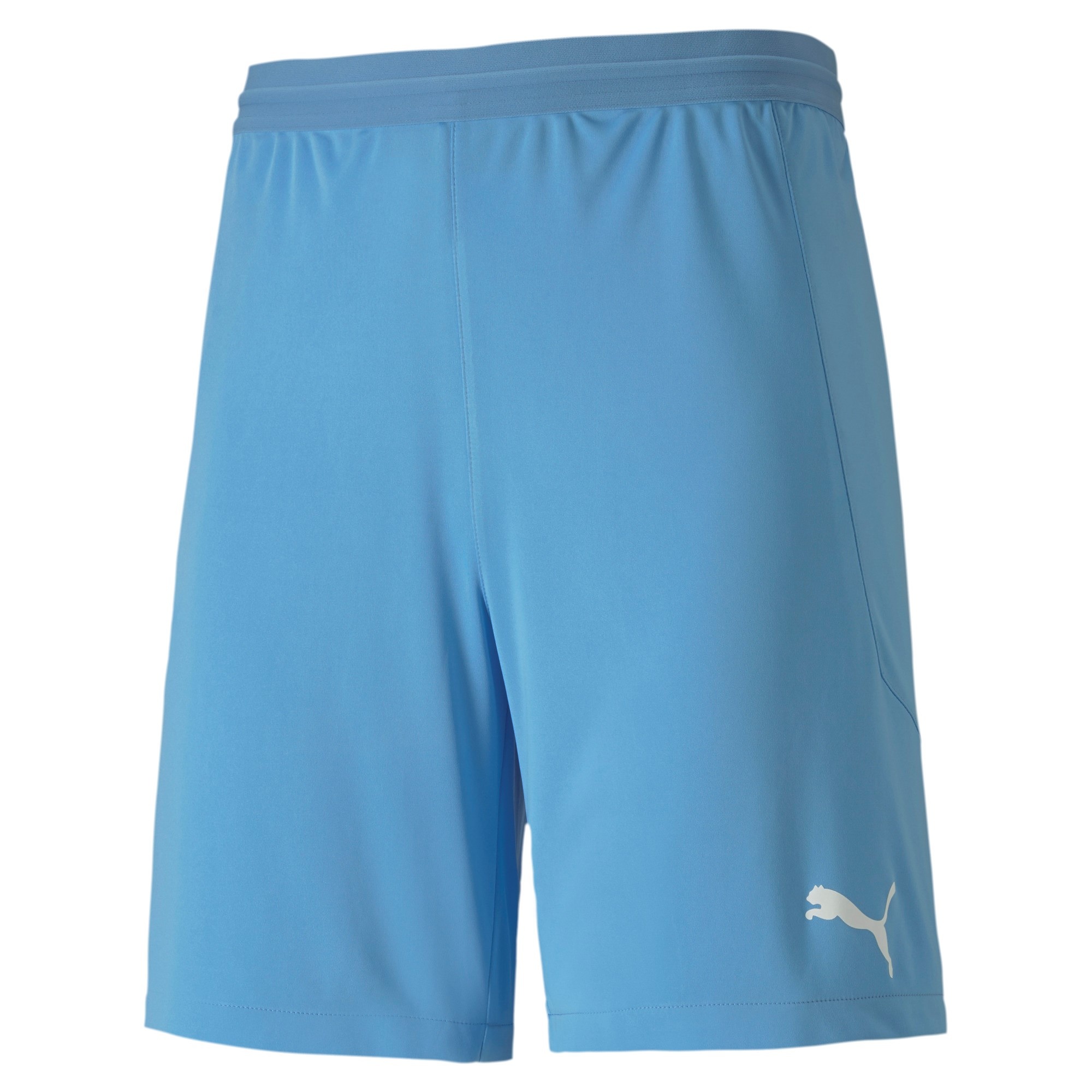 PUMA TEAMFINAL 21 KNIT SHORTS LIGHT BLUE JUNIOR