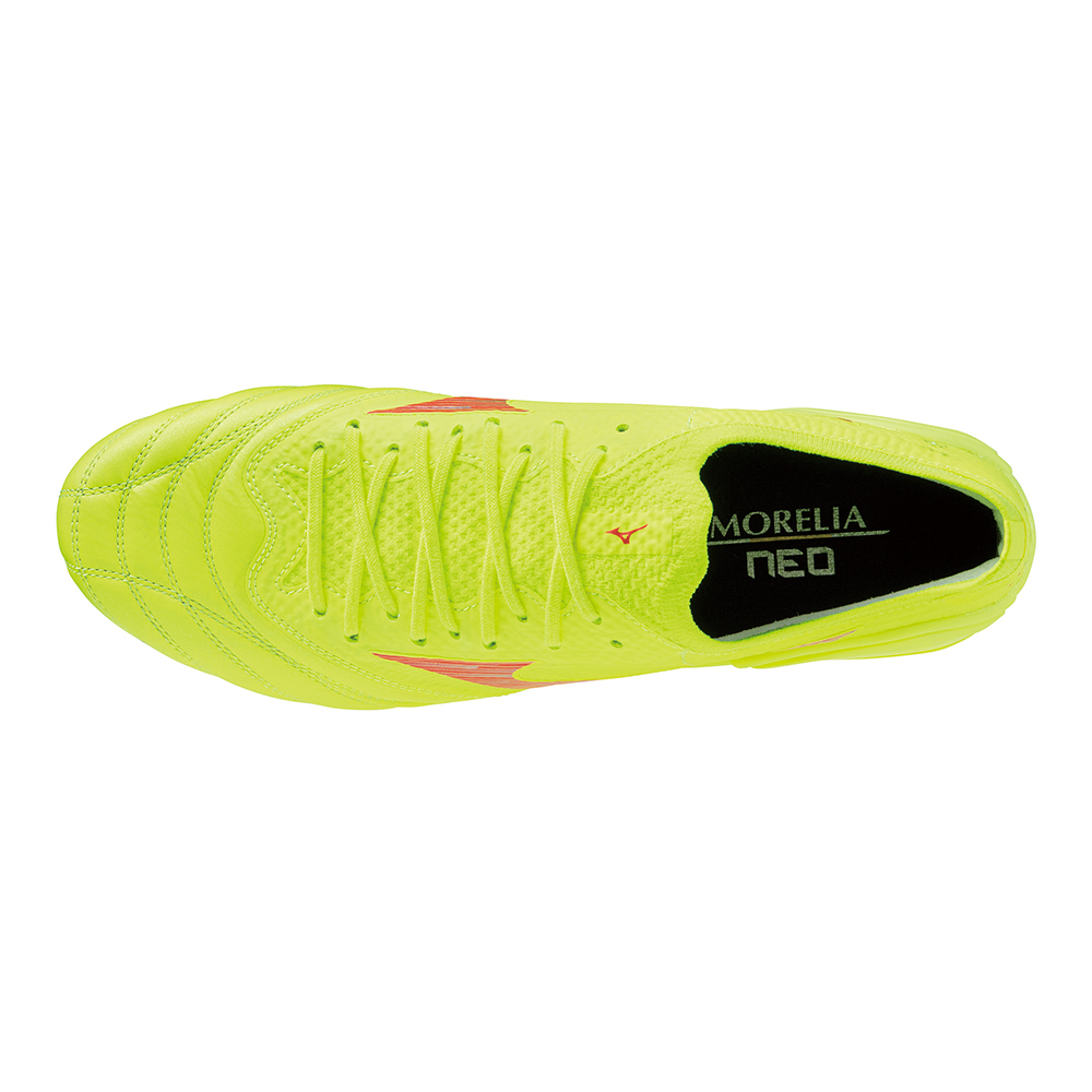 MIZUNO MORELIA NEO IV BETA SI SAFETY YELLOW/FIERY CORAL 2/SAFETY