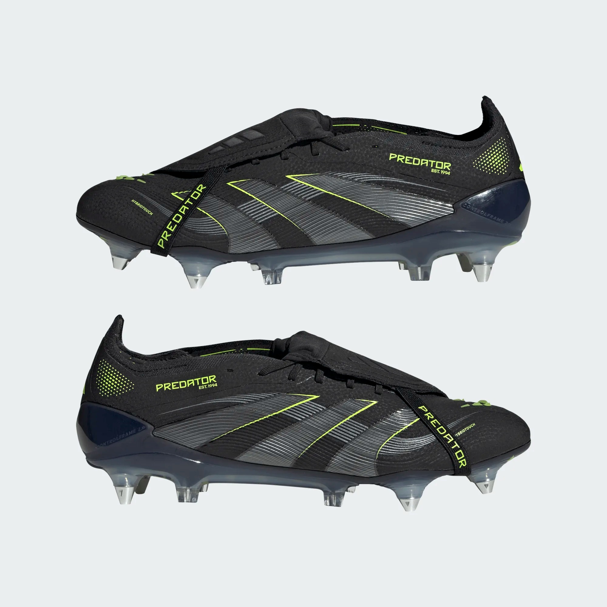 ADIDAS PREDATOR ELITE FT SG BLACK/CARBON/LUCID LEMON ADIDAS PREDATOR ELITE FT SG BLACK/CARBON/LUCID LEMON