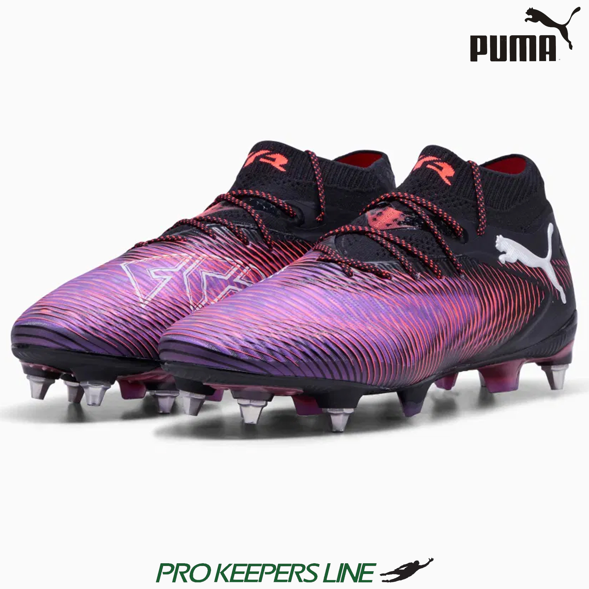 PUMA FUTURE 8 ULTIMATE MXSG PUMA BLACK-PUMA WHITE-GLOWING RED