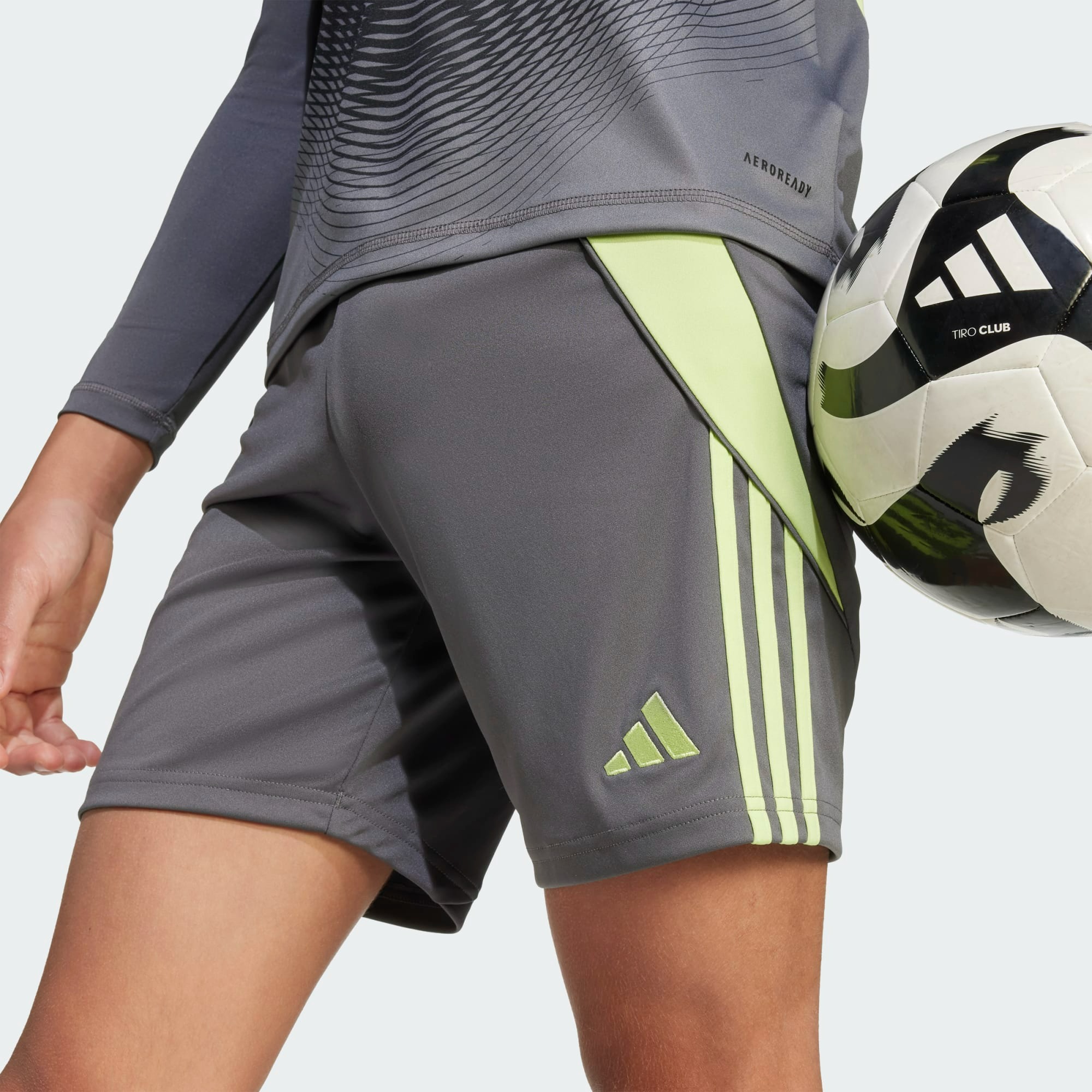 ADIDAS TIRO24 GK SHORT YOUTH GREY FIVE