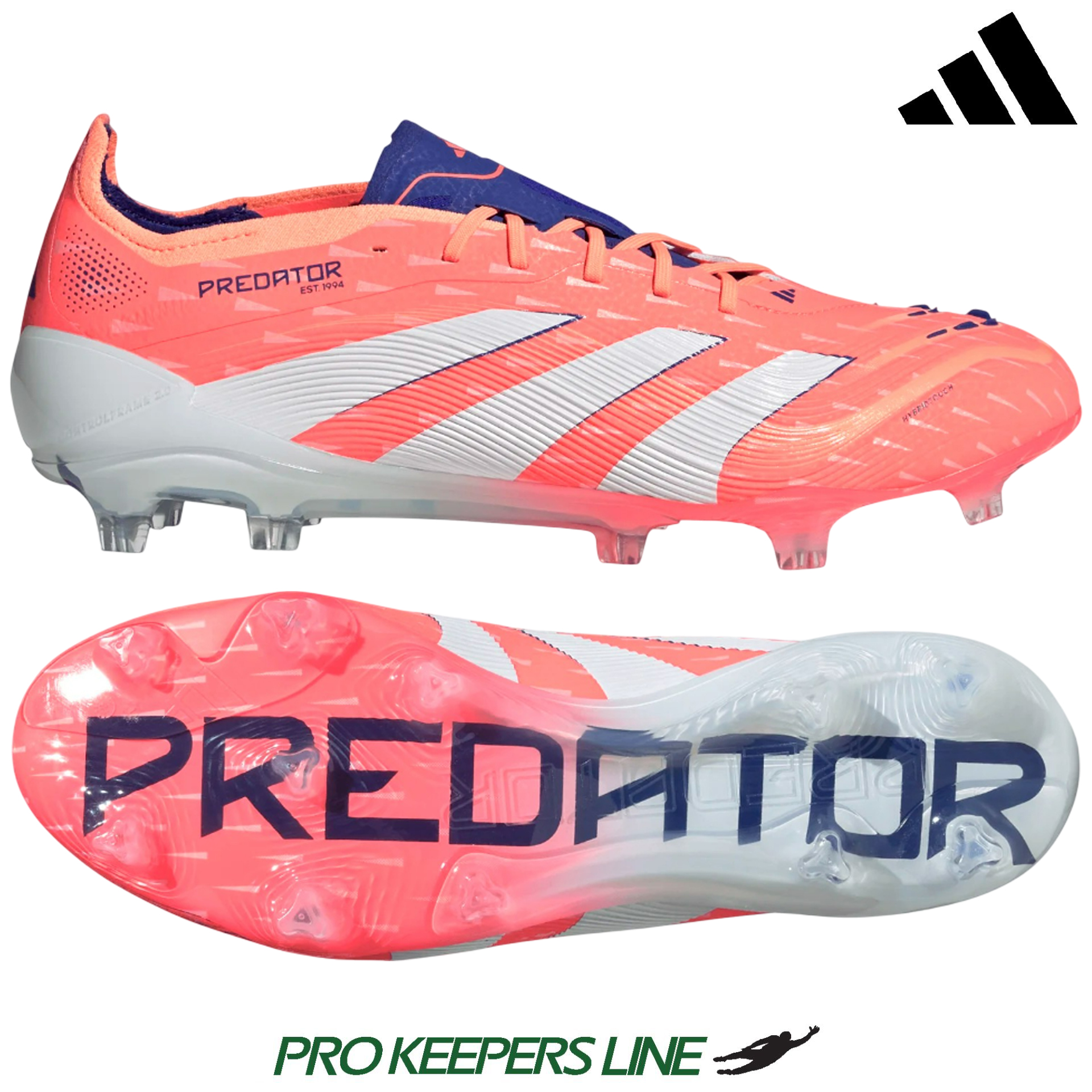 ADIDAS PREDATOR ELITE FG SIGNAL CORAL/WHITE/BEAM ORANGE