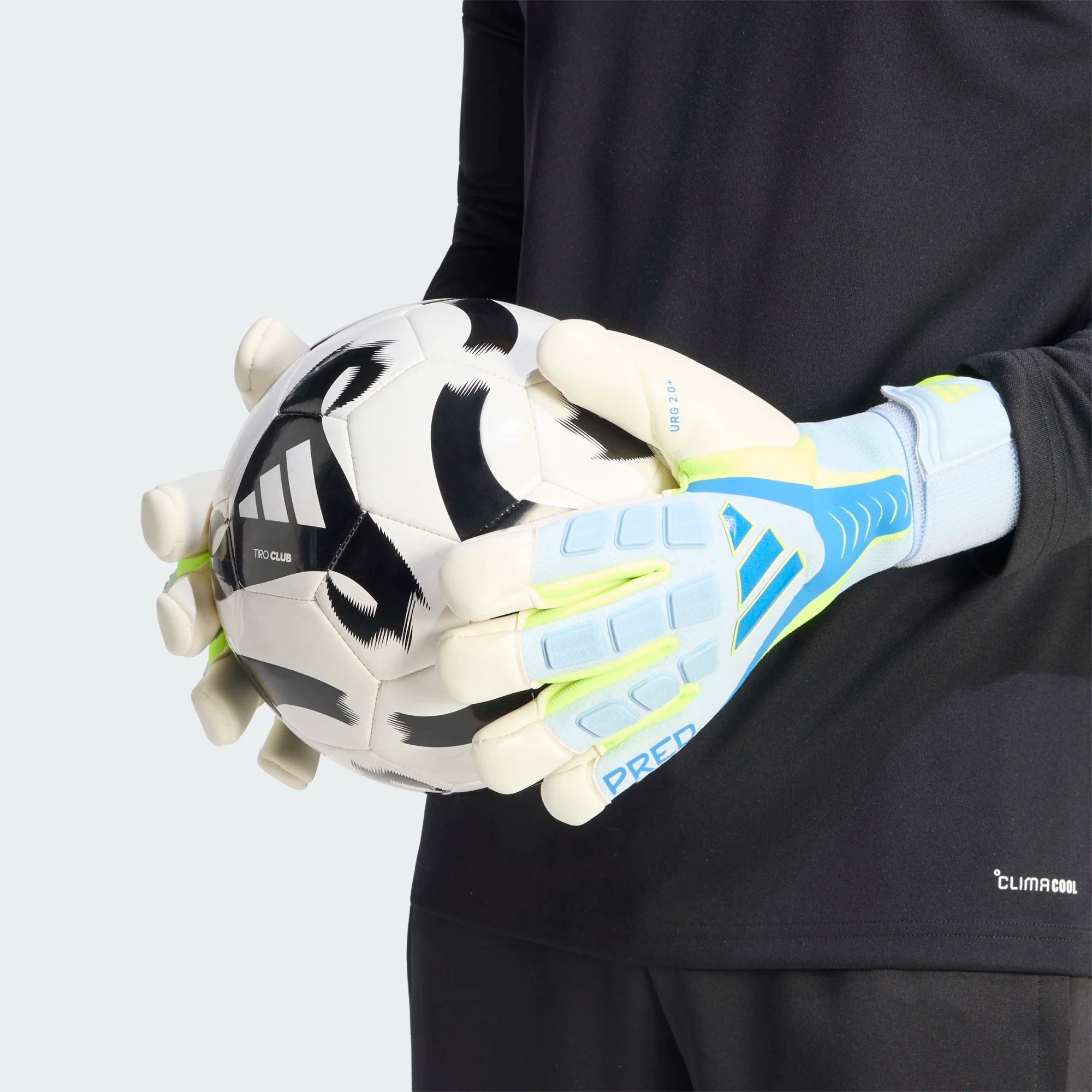 ADIDAS PREDATOR GL PRO HYBRID STRAP CLEAR SKY/RAY BLUE/SOLAR YELLOW