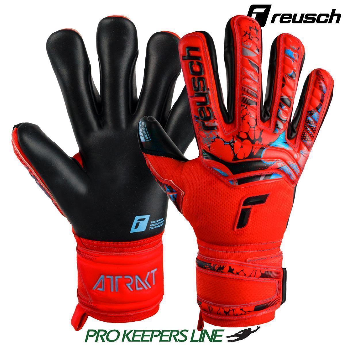 REUSCH ATTRAKT GOLD X JUNIOR BRIG RED/FUTR BLU/BLCK