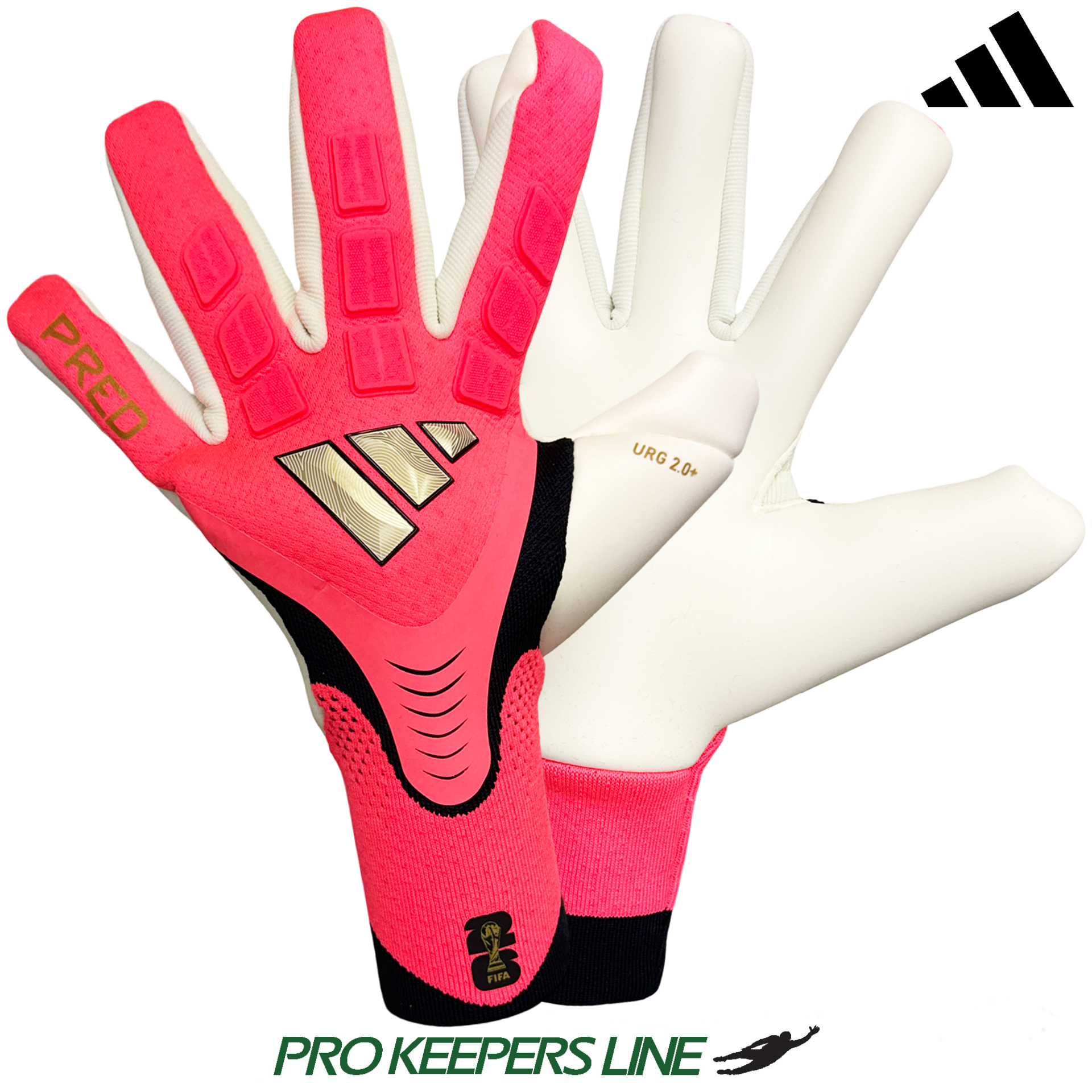 ADIDAS PREDATOR GL PRO IVORY/SOLAR TURQUOISE/GOLD METALLIC