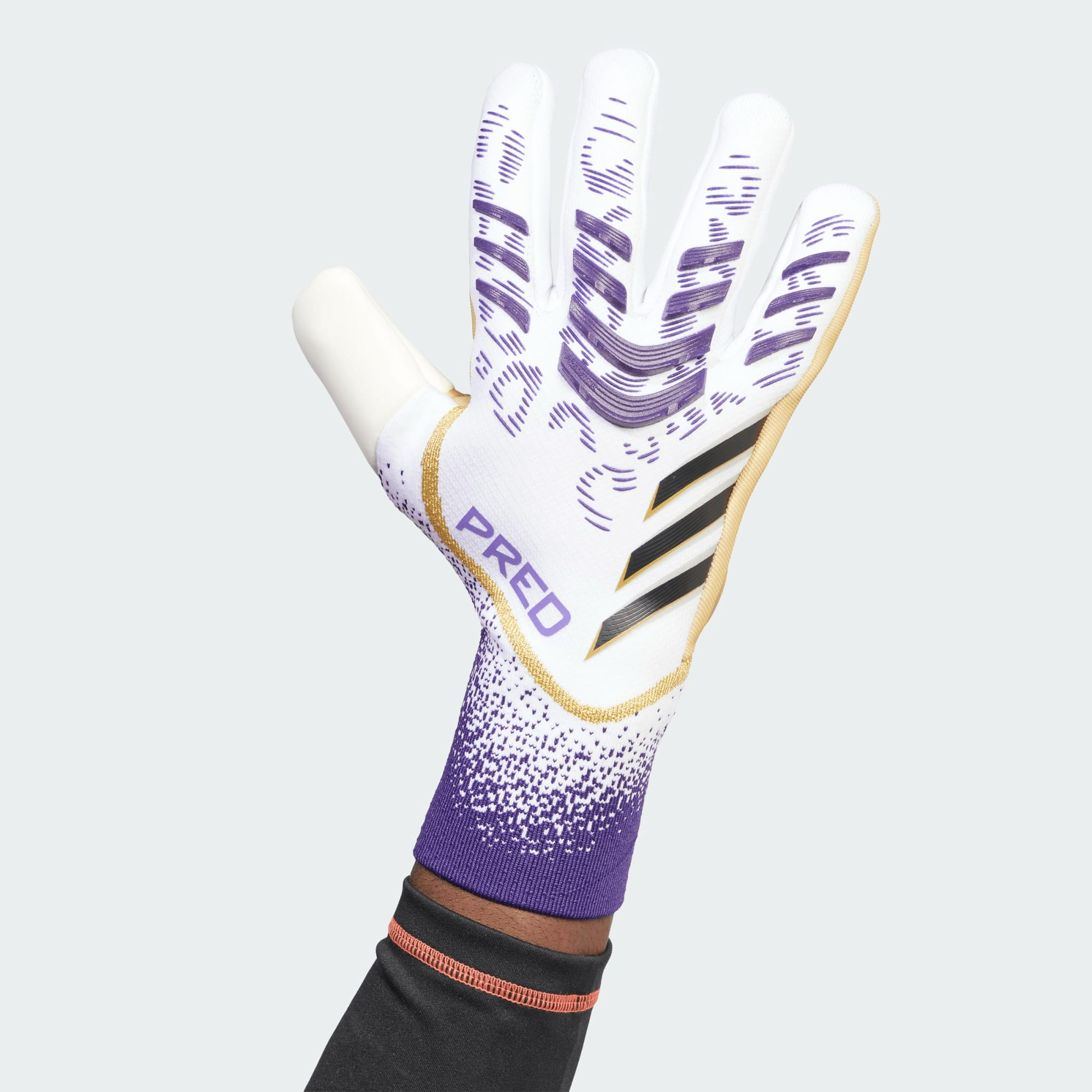 ADIDAS PREDATOR GL PRO WHITE/BLACK/AURORAL PULSE