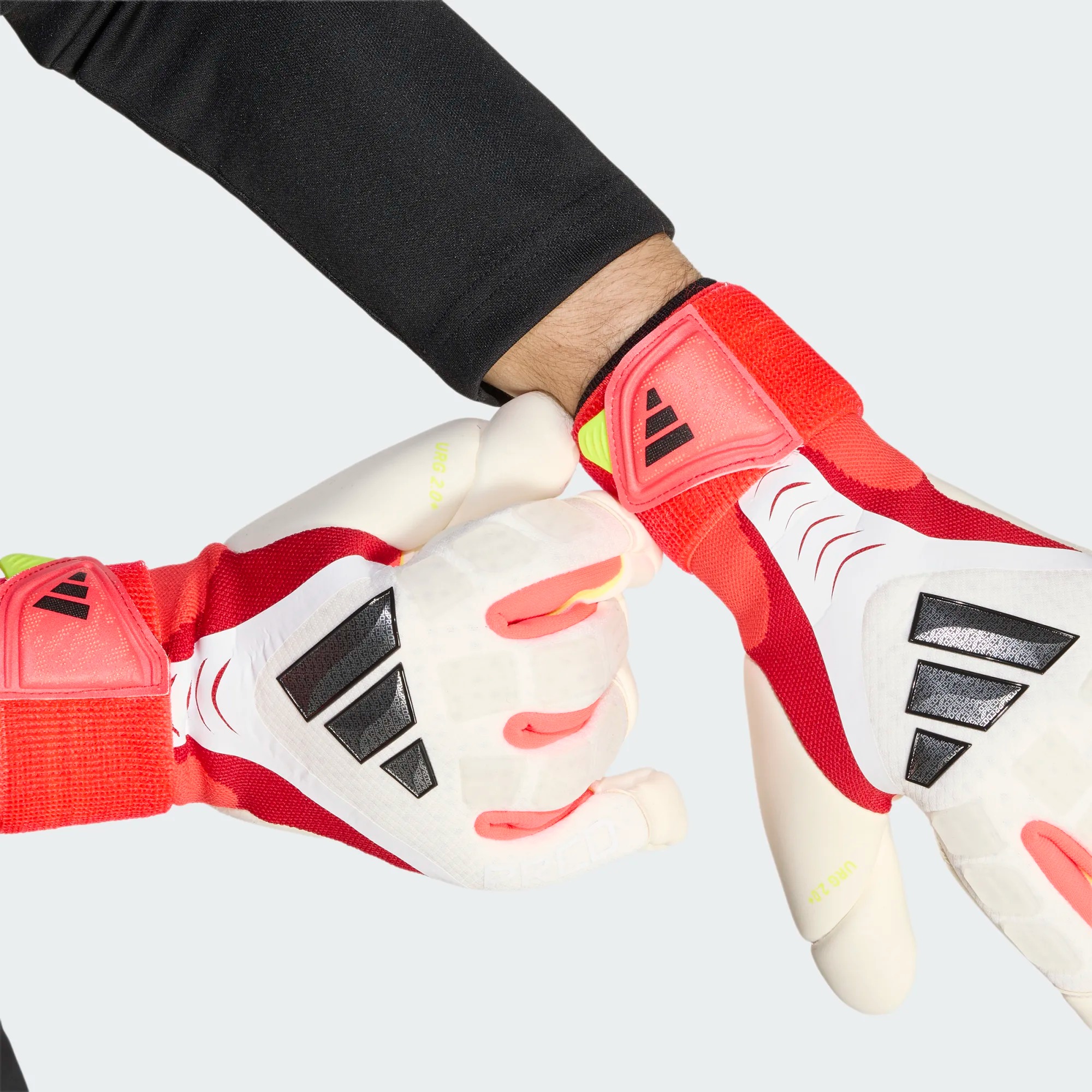 ADIDAS PREDATOR GL PRO HYBRID STRAP WHITE/LUCID RED/BLACK