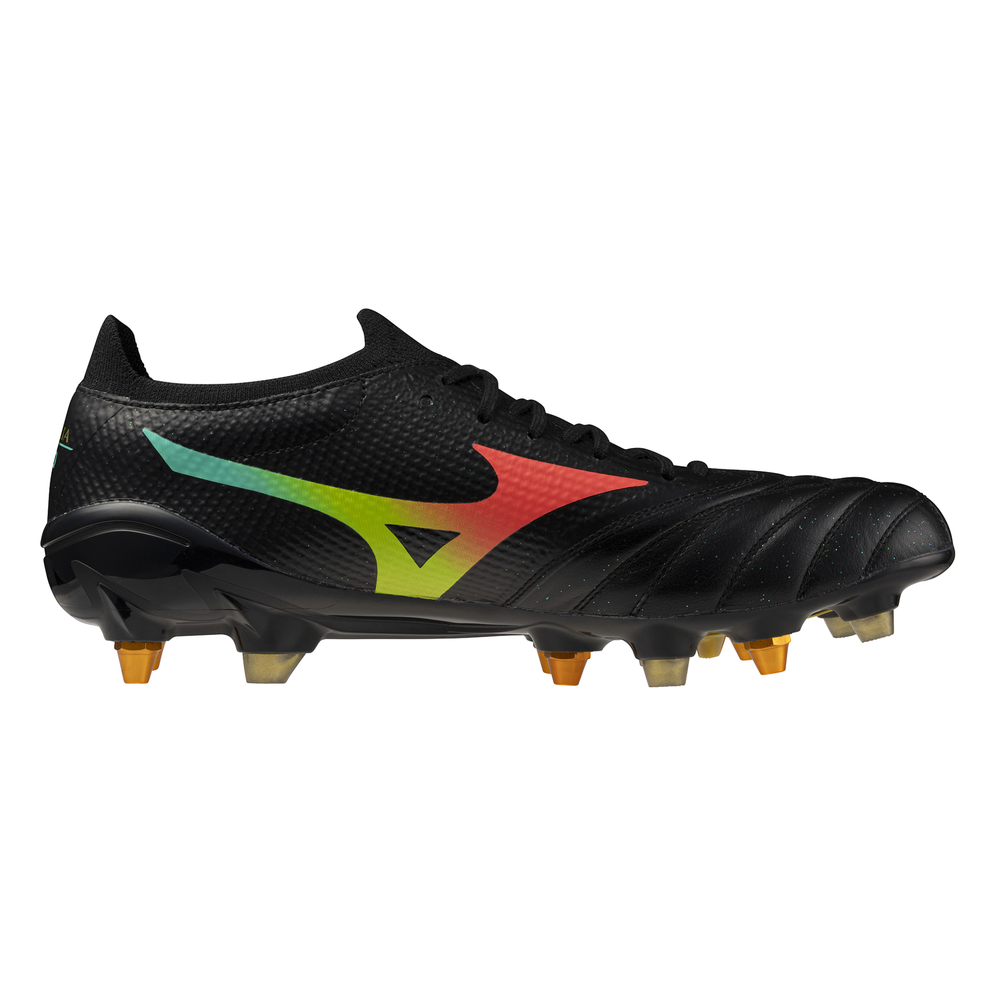 MIZUNO MORELIA NEO V BETA ELITE MIX BLACK/LAVA ORANGE/ARCADIA