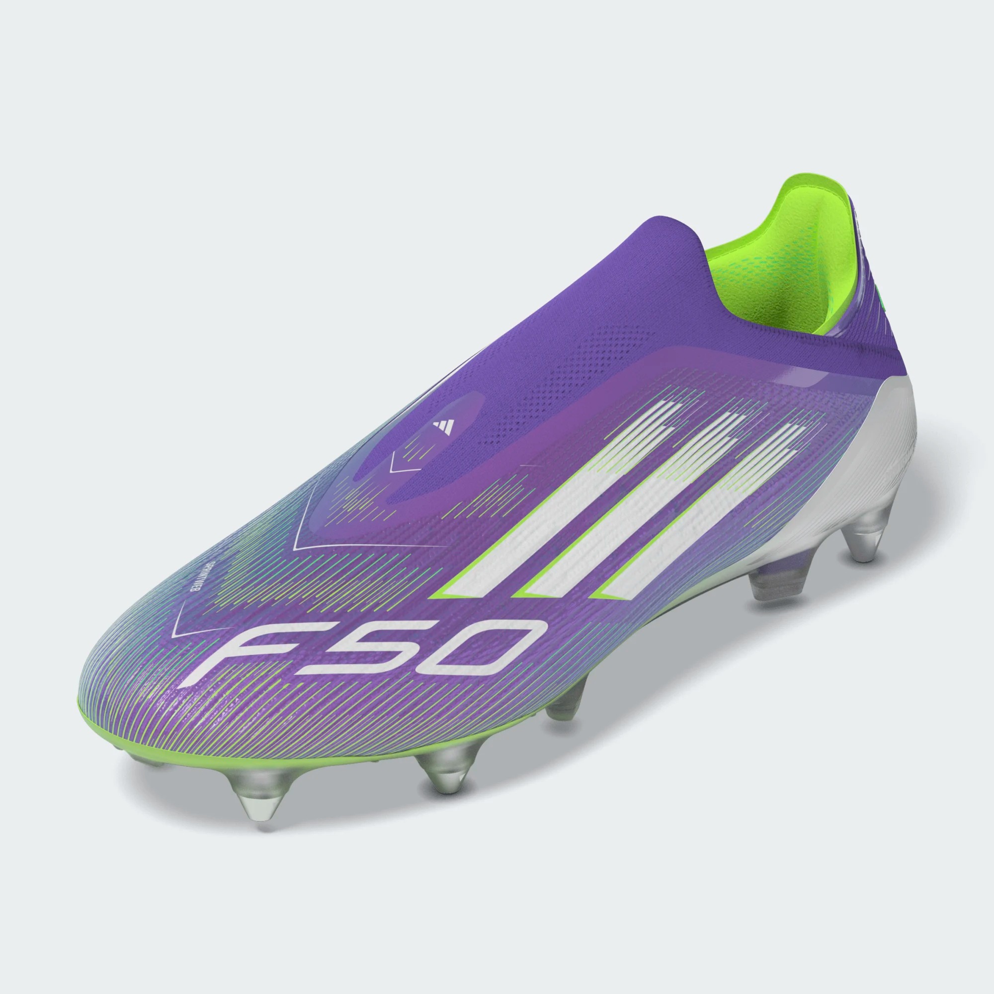 ADIDAS F50 ELITE LL SG PURPLE RUSH/WHITE/LUCID LEMON | UK 11 (US