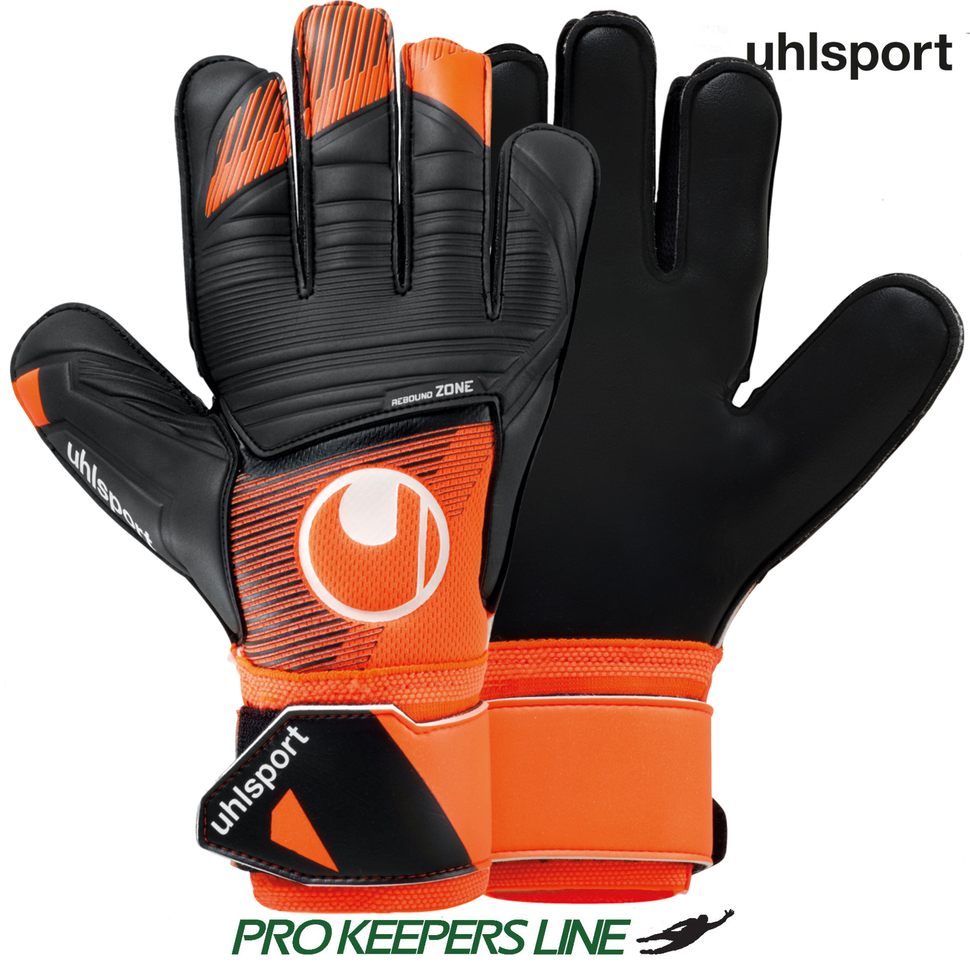 UHLSPORT SOFT RESIST+ FLUO ORANGE/BLACK