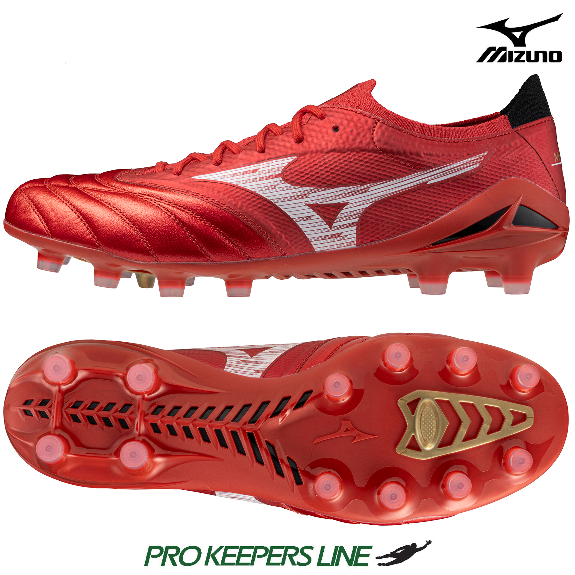 MIZUNO MORELIA NEO IV BETA ELTE FG RED/WHITE/BLACK
