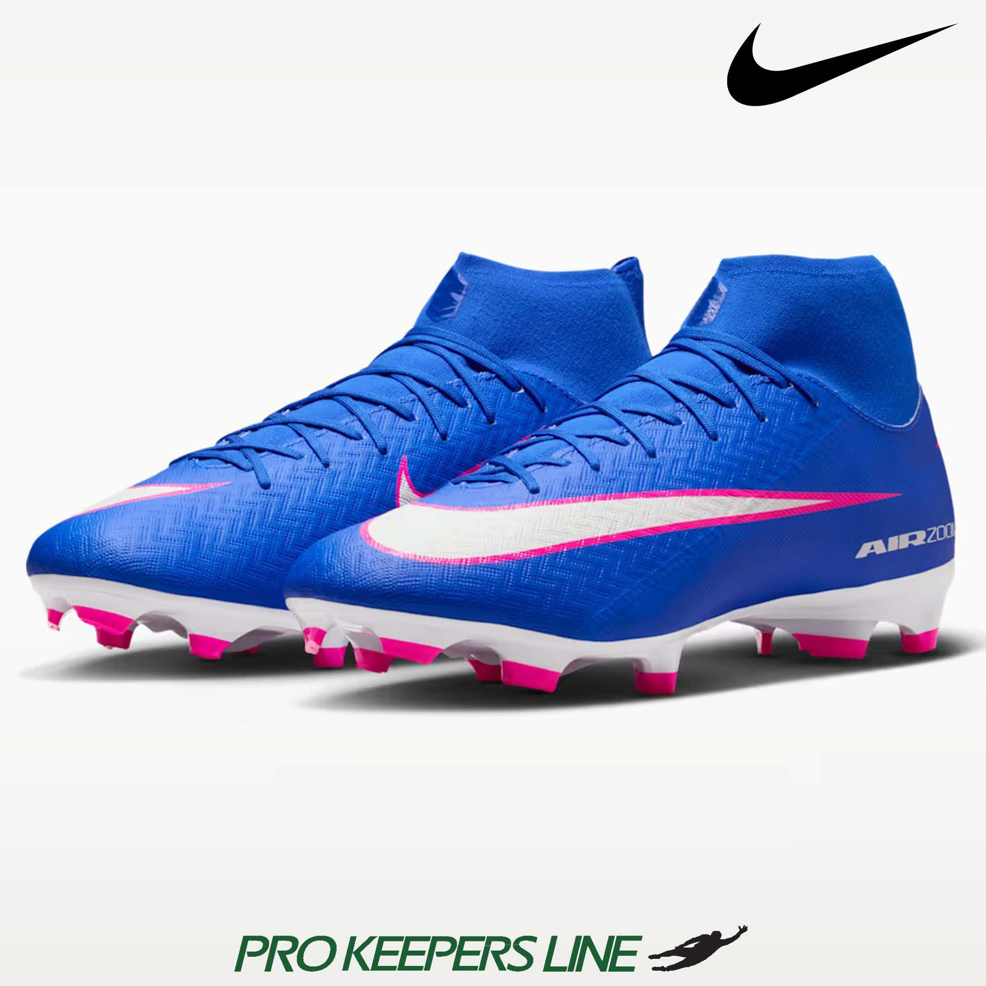 NIKE ZOOM MERCURIAL SUPERFLY 10 ACADEMY FG/MG RACER BLUE/WHITE