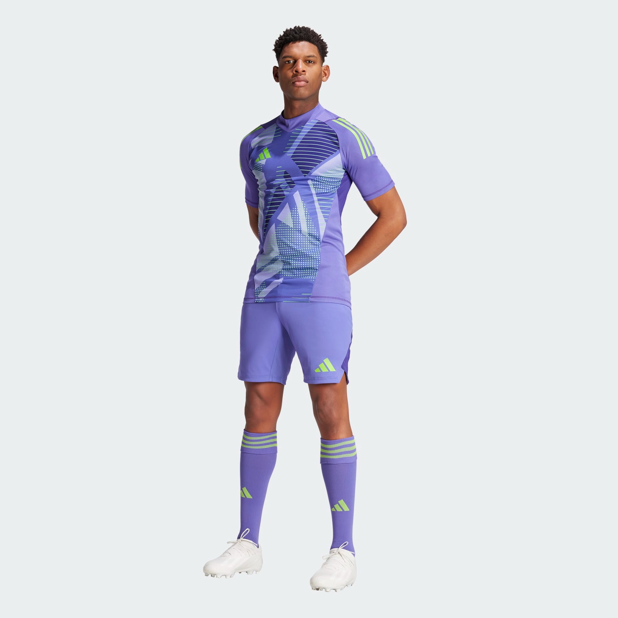 ADIDAS TIRO24 PRO GK JERSEY SHORT SLEEVE PURPLE | S | IN0424-S-003