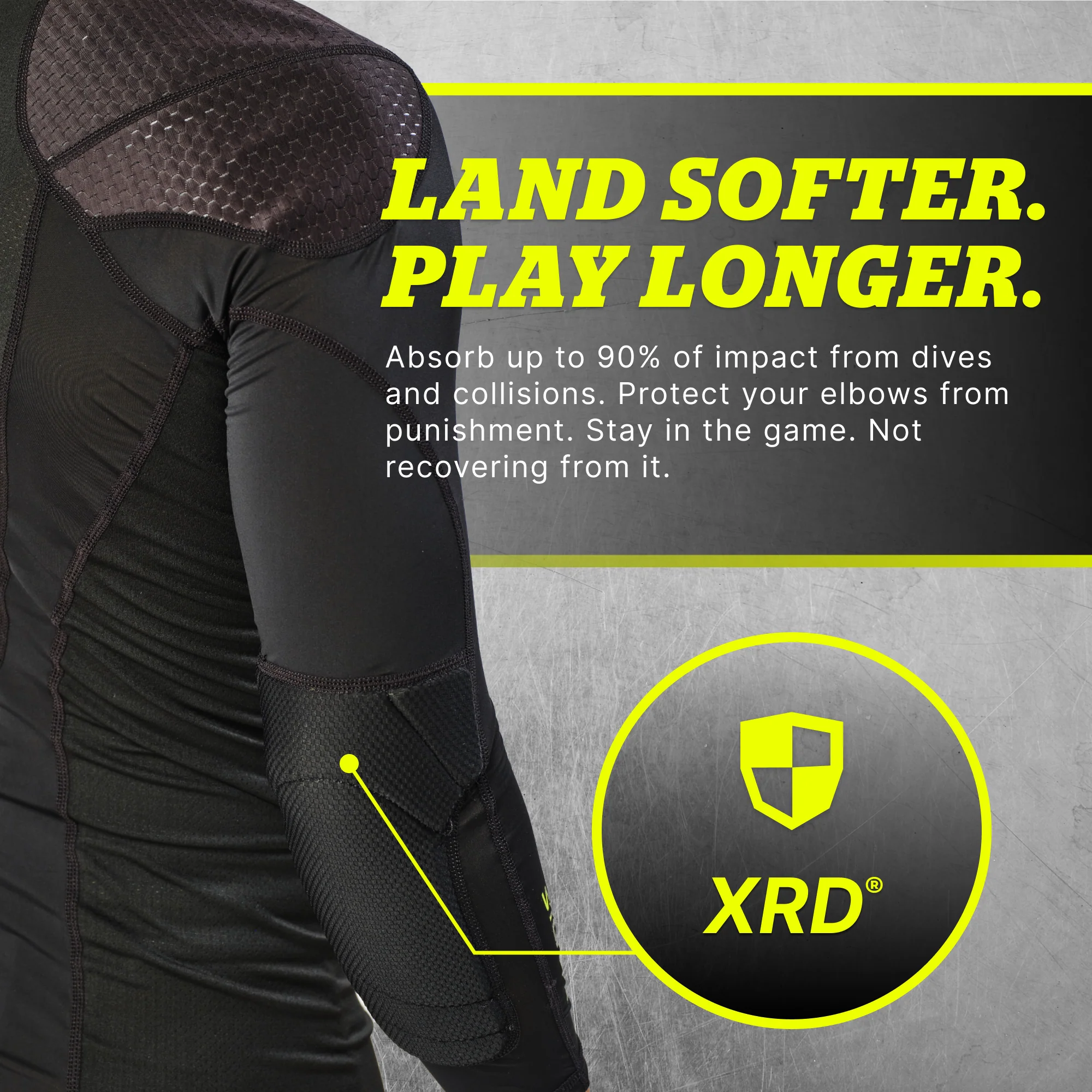 BODYSHIELD GOALKEEPER LIGHT MATCHDAY 3/4 UNDERSHIRT (PADDED)