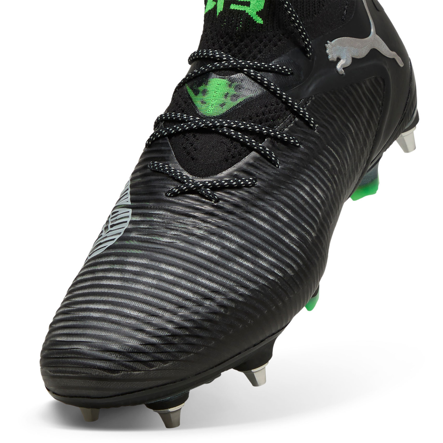 PUMA FUTURE 8 ULTIMATE MXSG PUMA BLACK-COOL LIGHT GRAY-FLUO GREEN PUMA FUTURE 8 ULTIMATE MXSG PUMA BLACK-COOL LIGHT GRAY-FLUO GREEN