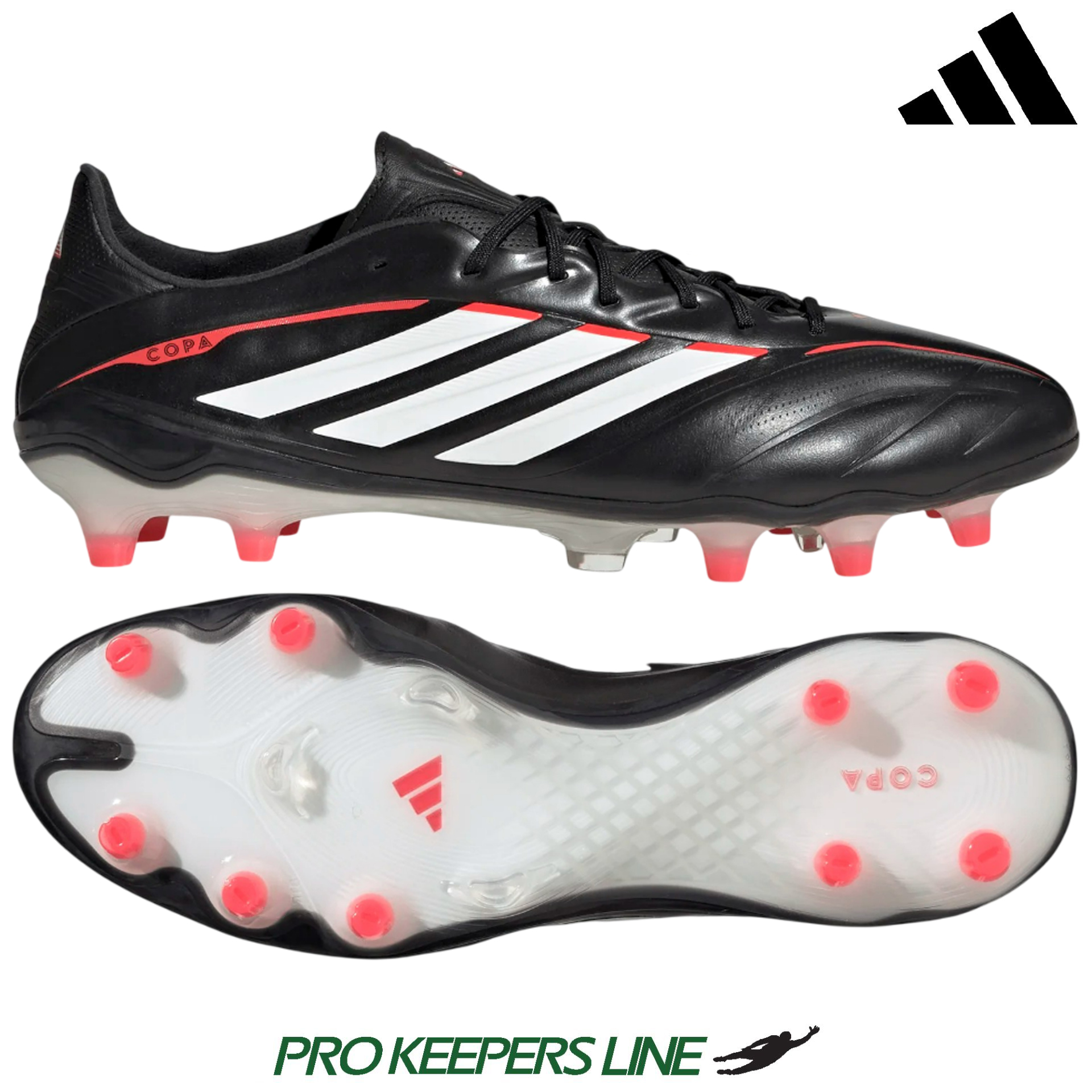 ADIDAS COPA PURE IV ELITE FG BLACK/WHITE/LUCID RED