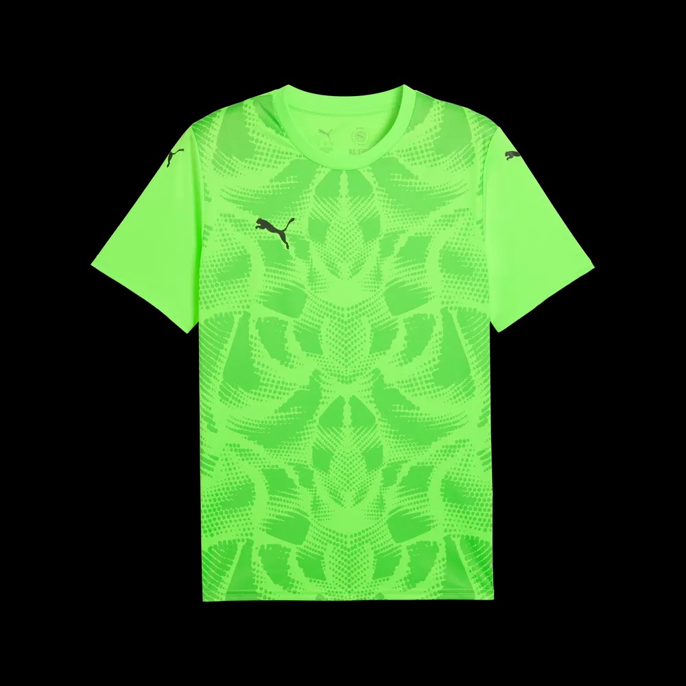 PUMA teamULTIMATE JERSEY GREEN GLARE-PUMA BLACK