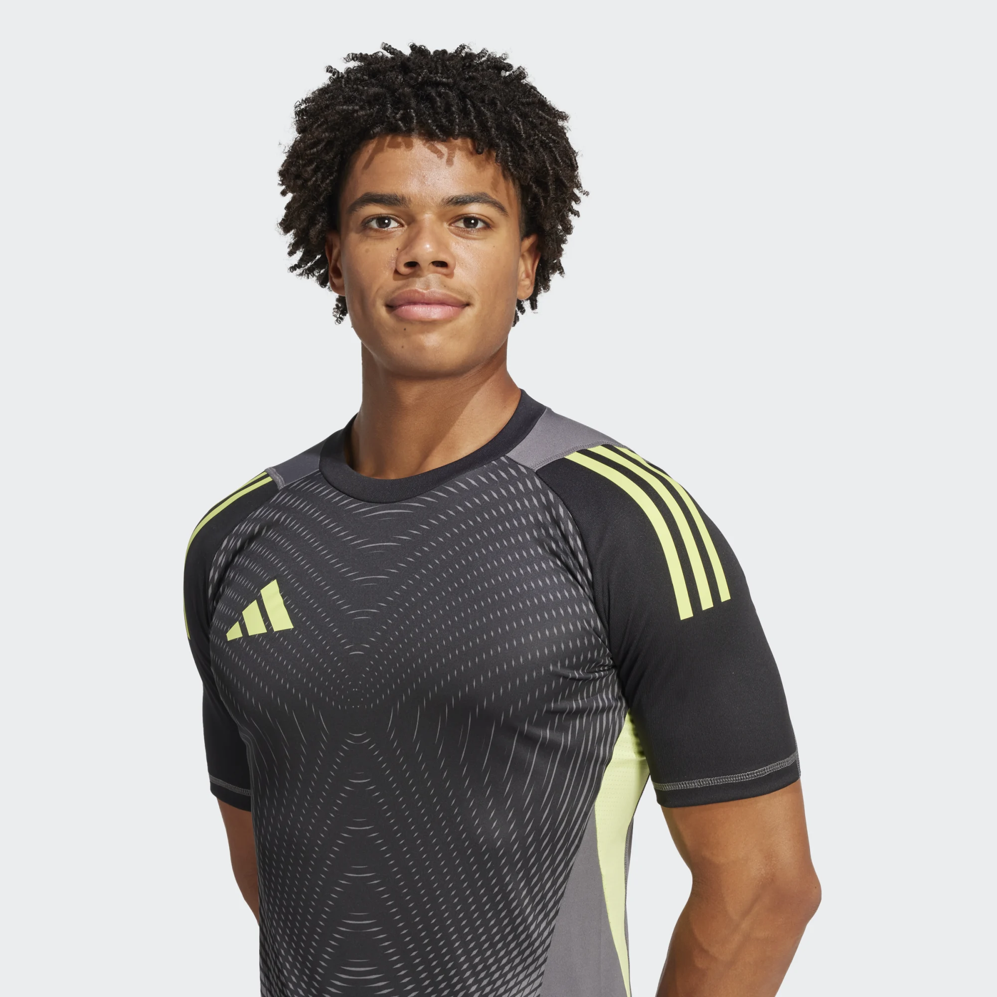 ADIDAS TIRO25 PRO GK JERSEY SHORT SLEEVE GREY FIVE ADIDAS TIRO25 PRO GK JERSEY SHORT SLEEVE GREY FIVE