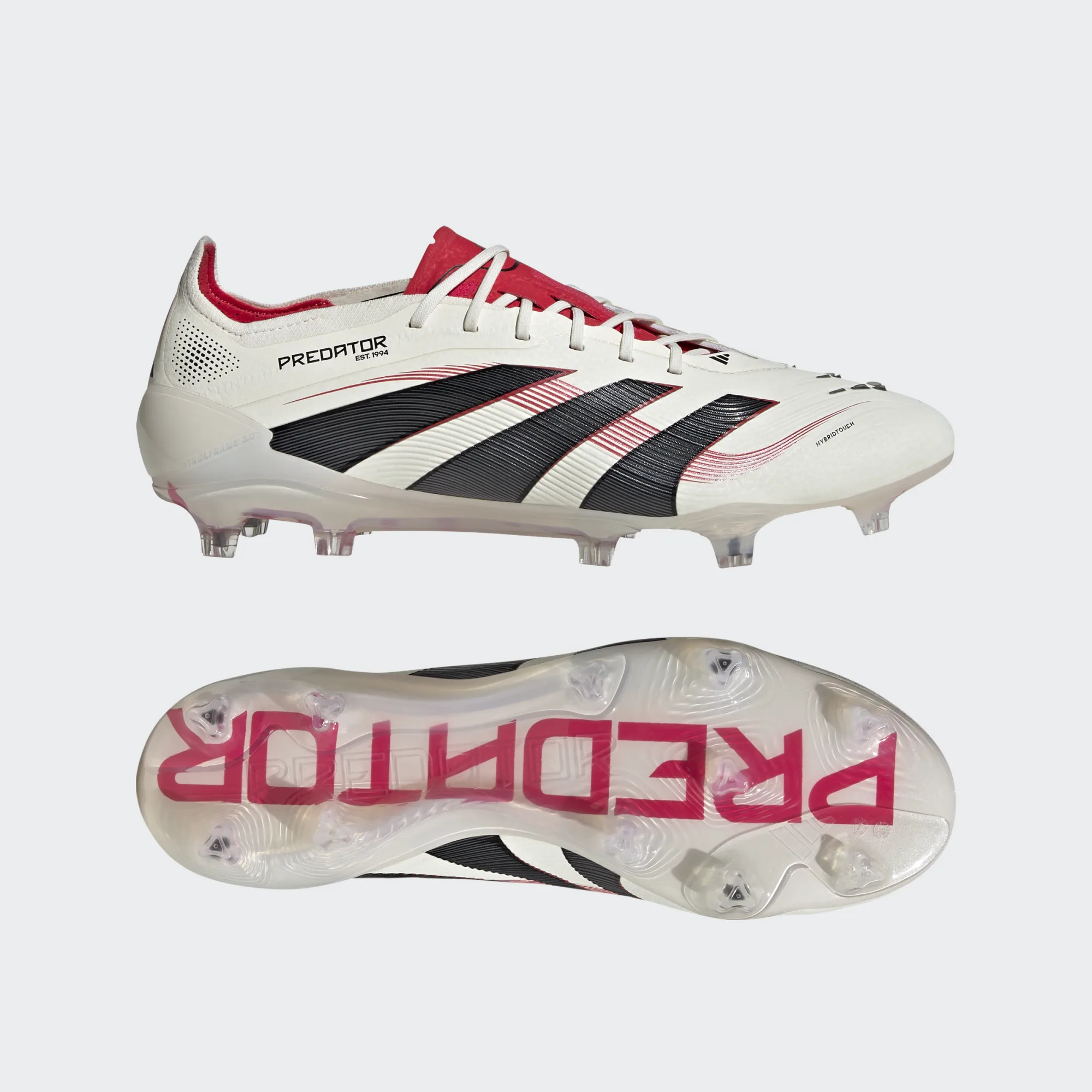 ADIDAS PREDATOR ELITE FG OFF WHITE/CORE BLACK/PURE RUBY | UK 10 ADIDAS PREDATOR ELITE FG OFF WHITE/CORE BLACK/PURE RUBY | UK 10