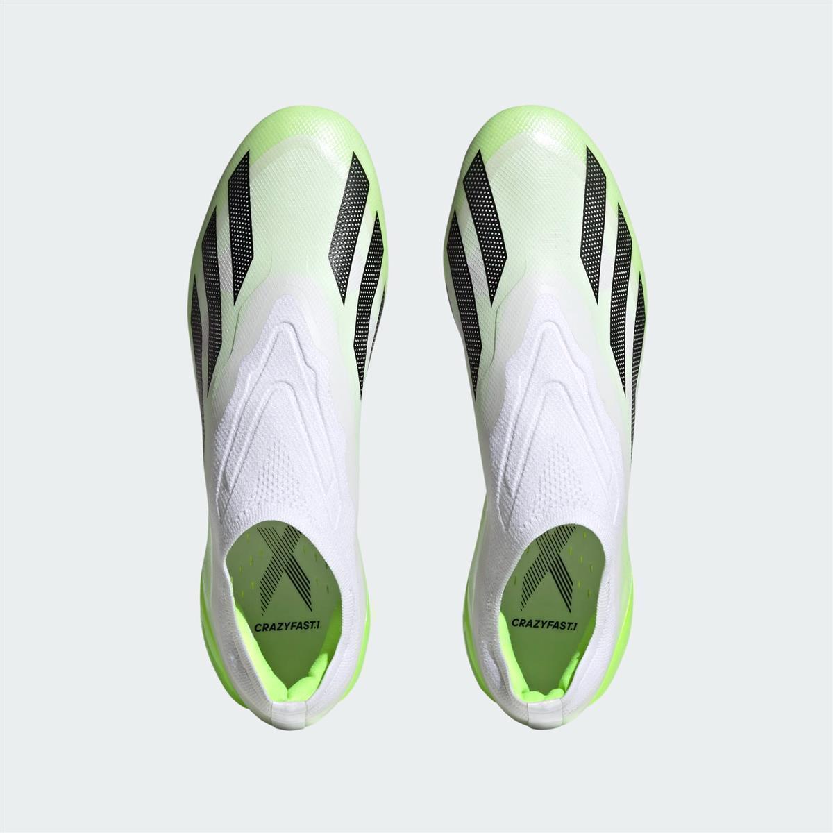 ADIDAS X CRAZYFAST.1 LL FG FOOTWEAR WHITE/CORE BLACK/LUCID LEMON