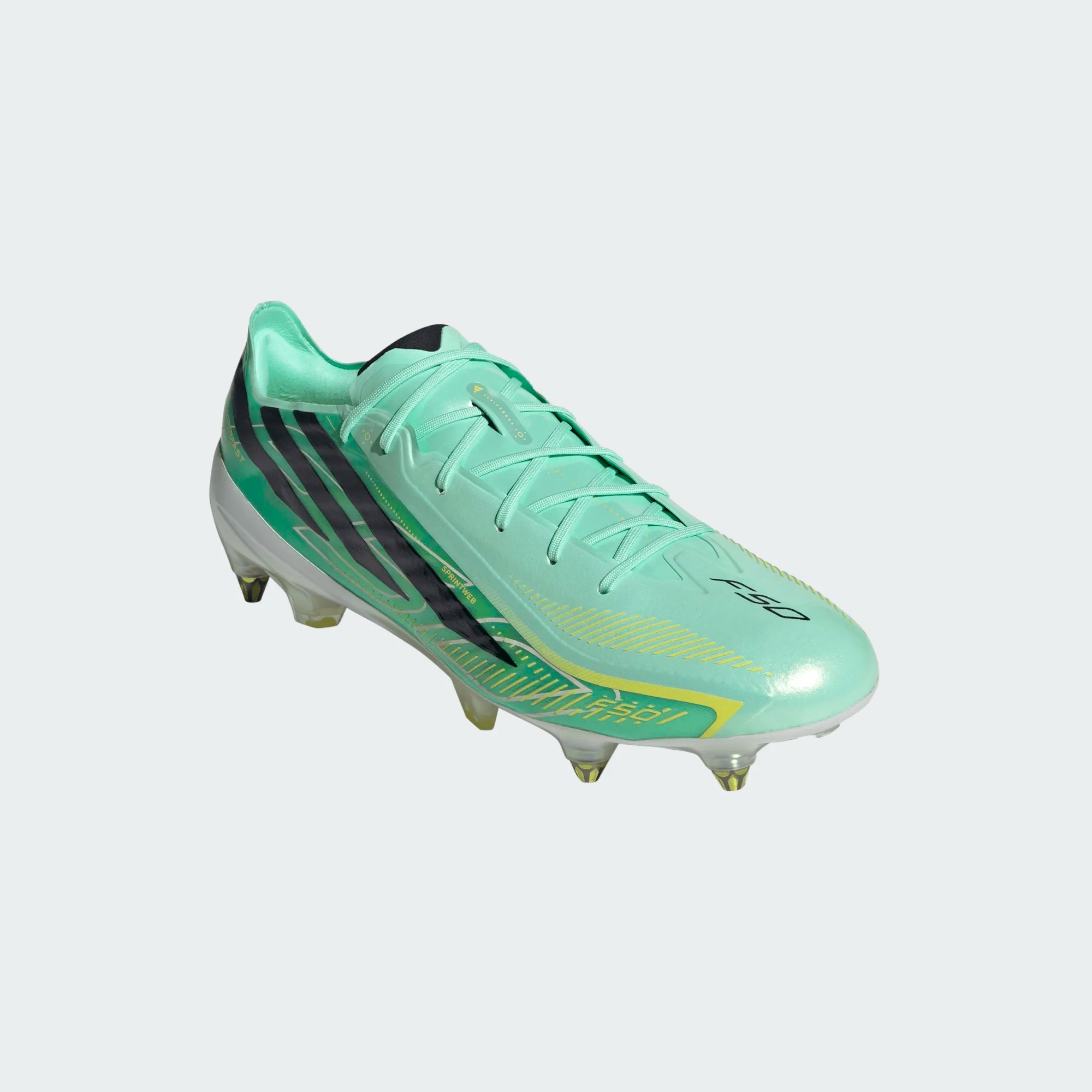 ADIDAS F50 HYPERFAST ELITE SG PULSE MINT/BLACK/WHITE