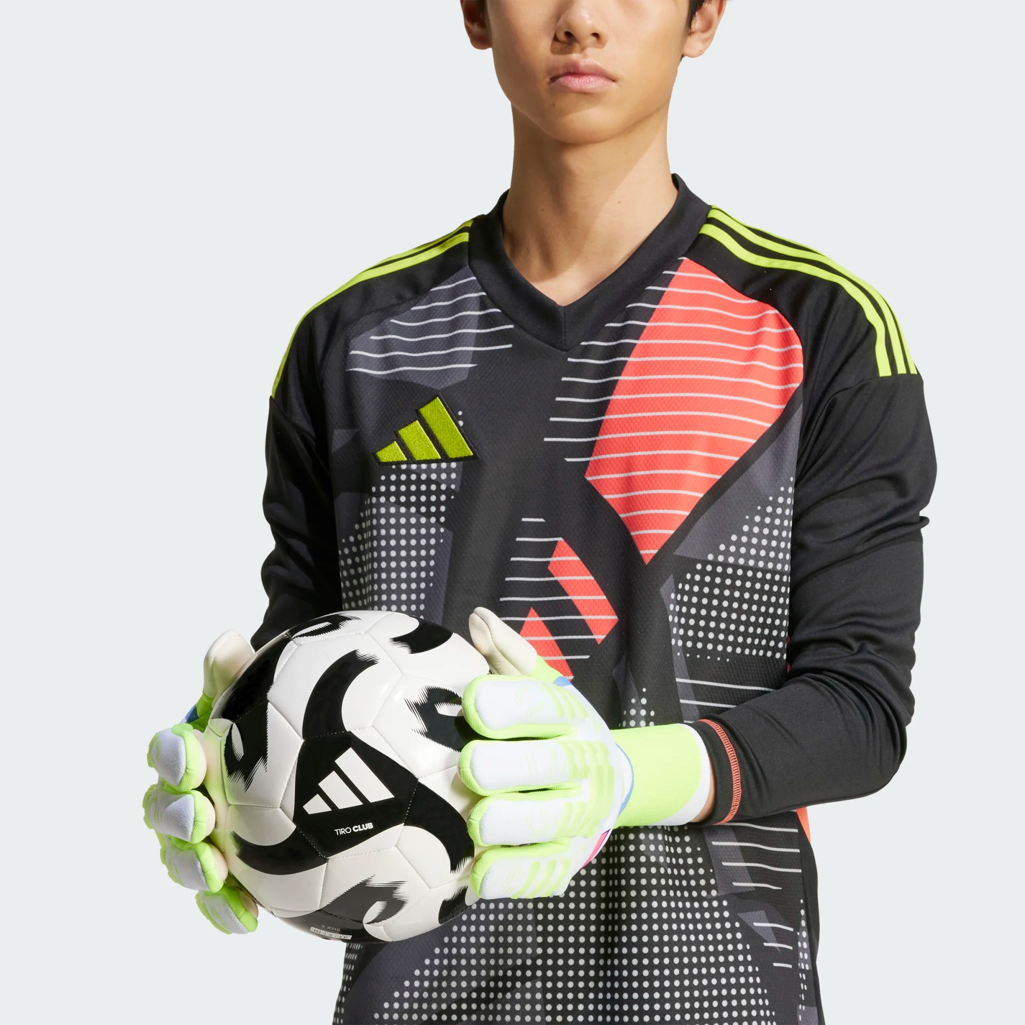 ADIDAS PREDATOR GL PRO FINGERSAVE PROMO WHITE/LUCID LEMON/LUCID PINK