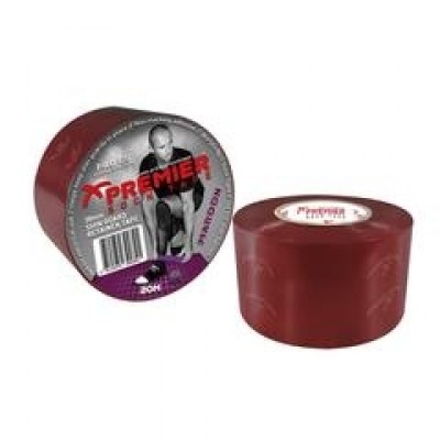 PREMIER SOCK TAPE SHIN GUARD RETAINER TAPE 38MM MAROON