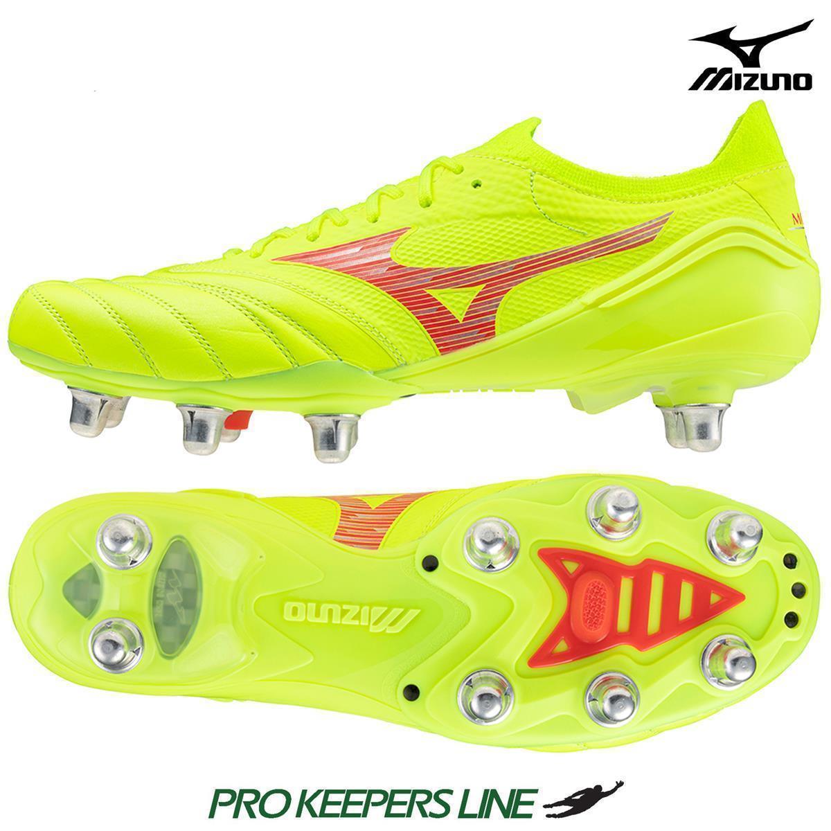 MIZUNO MORELIA NEO IV BETA SI SAFETY YELLOW/FIERY CORAL 2/SAFETY YELLOW