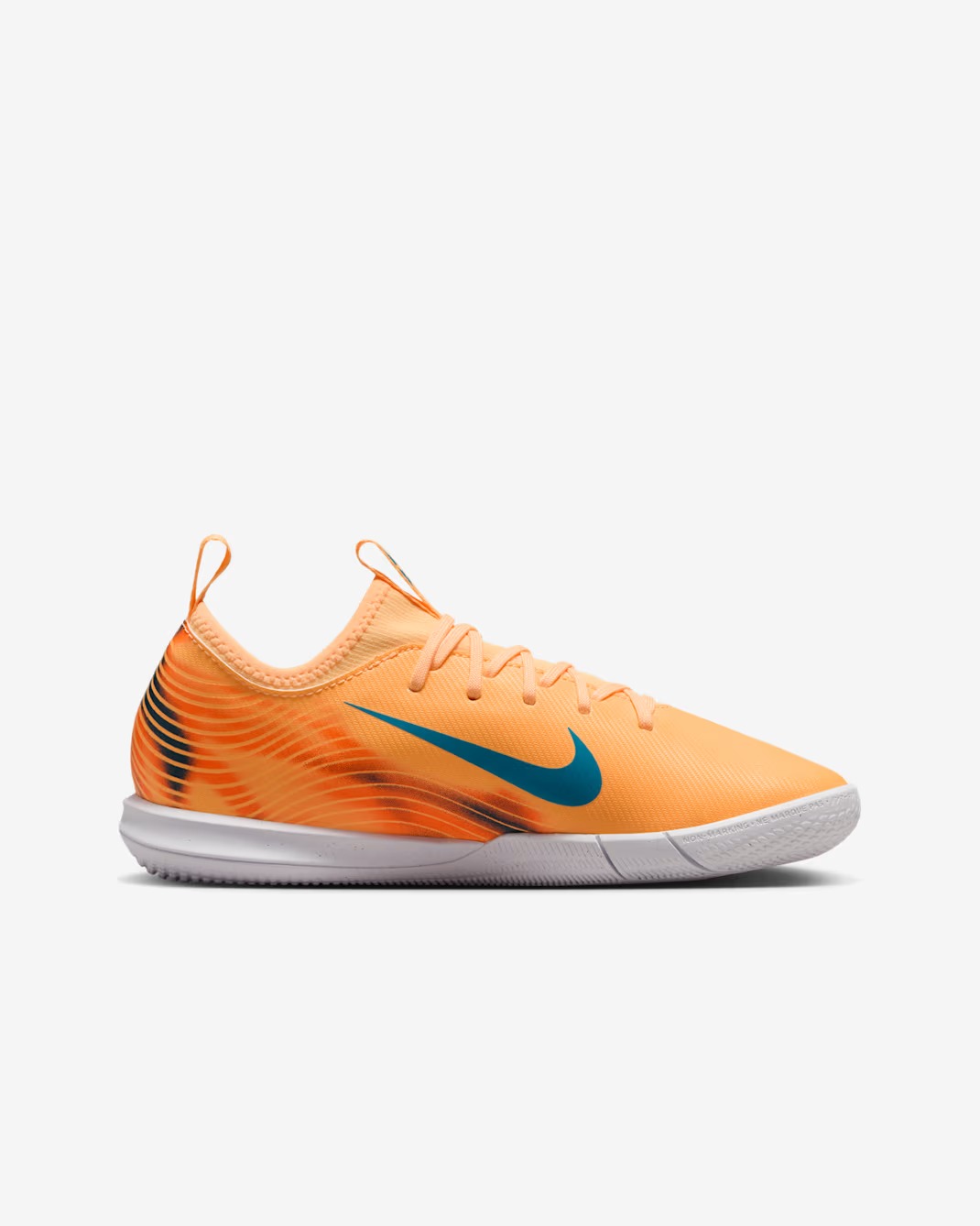 NIKE JR ZOOM VAPOR 16 ACADEMY KM IC MELON TINT/IGLOO/NEO TURQUOISE