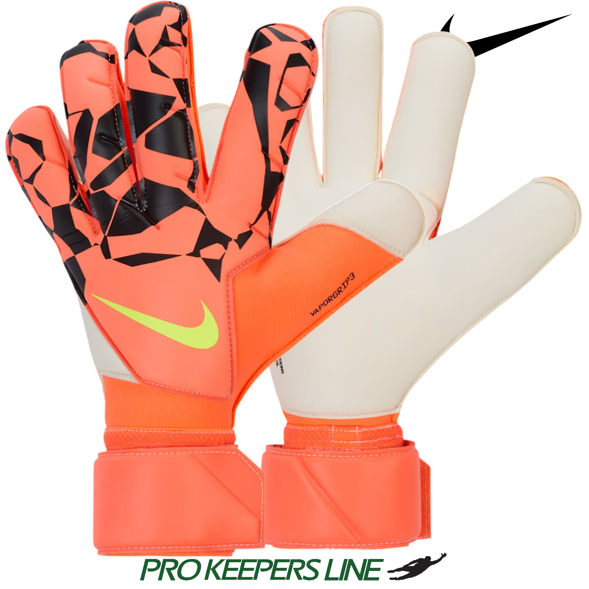 NIKE GK VAPOR GRIP3 HYPER CRIMSON/BLACK/VOLT
