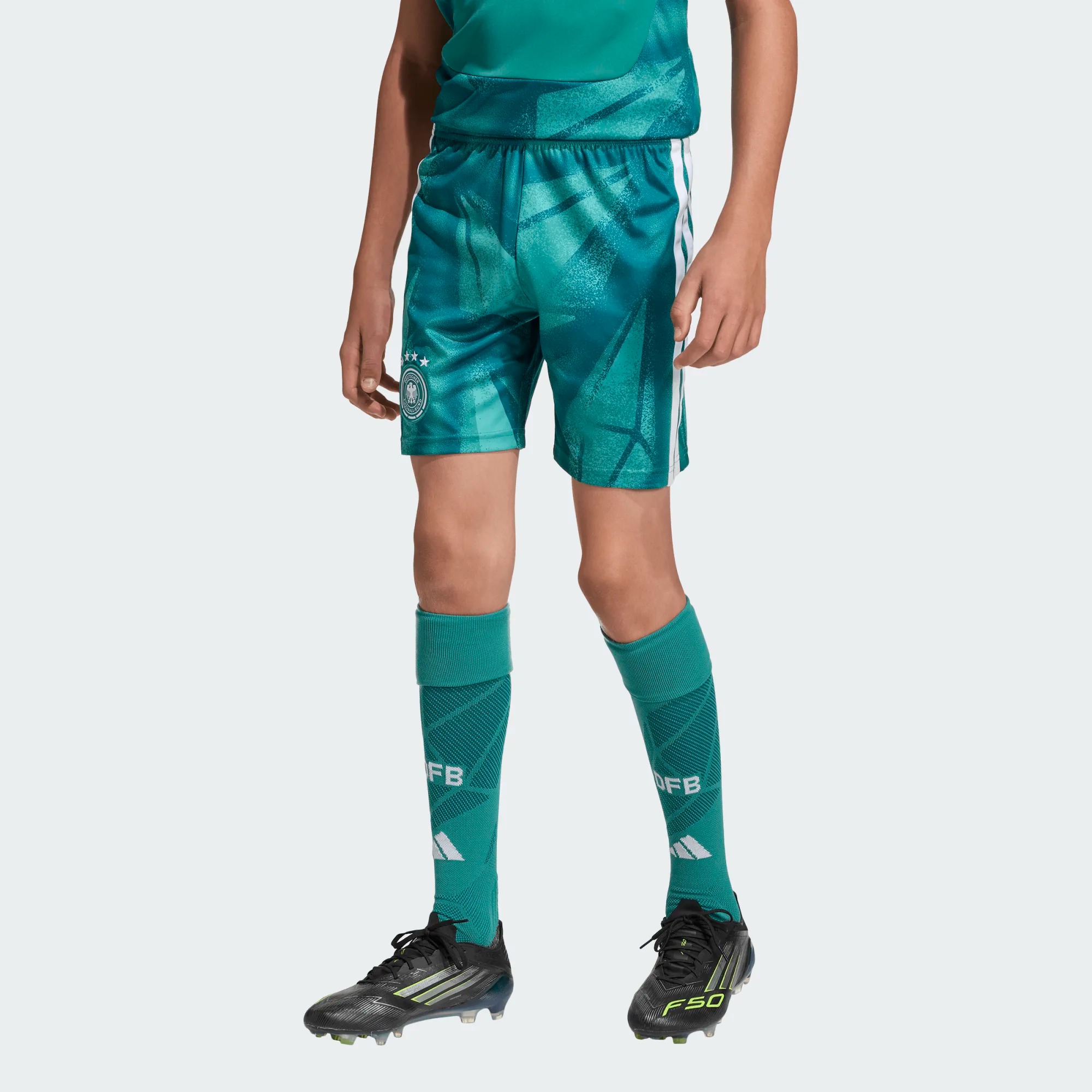 ADIDAS GERMANY 26 HOME GOALKEEPER KIDS SHORTS