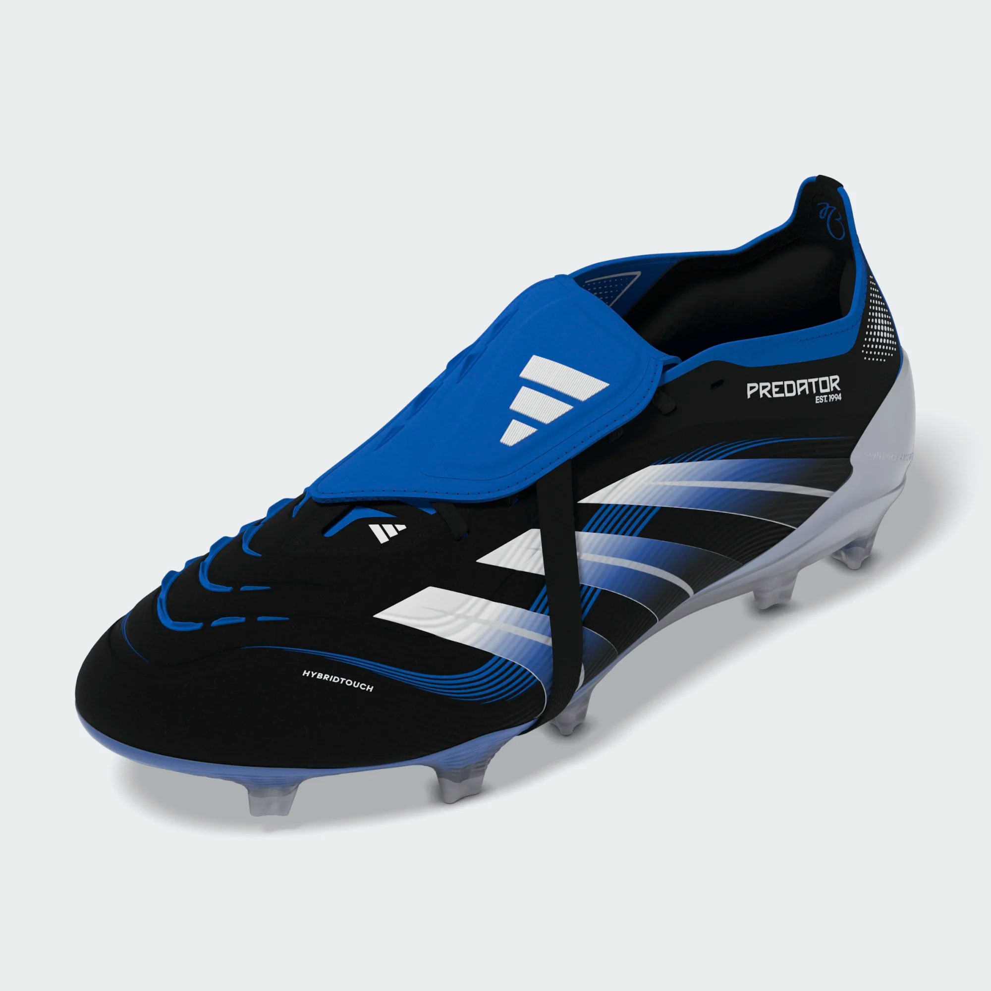 ADIDAS PREDATOR ELITE FT FG JB BLACK/WHITE/GLOW BLUE | UK 11 (US