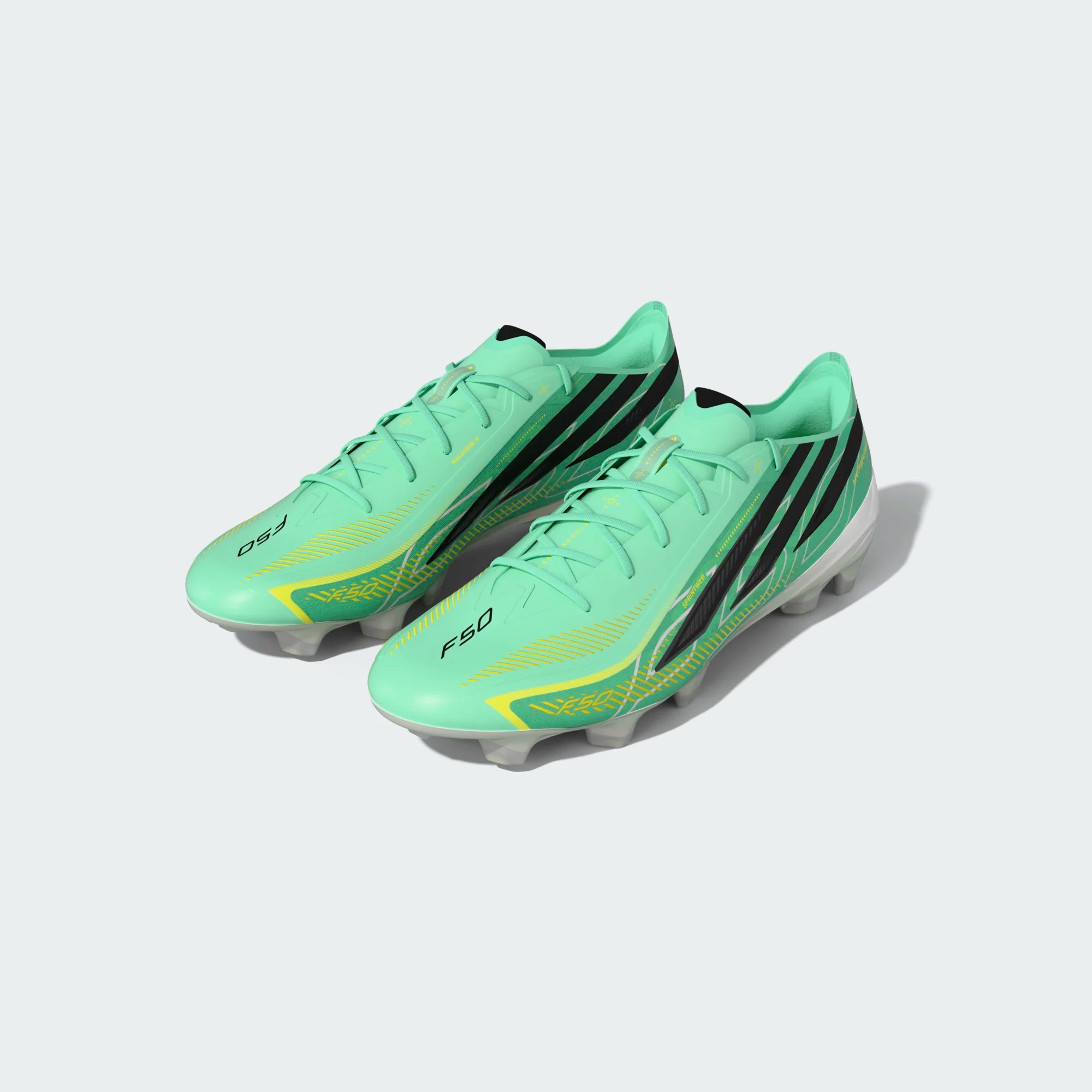 ADIDAS F50 HYPERFAST ELITE FG PULSE MINT/BLACK/SOLAR LEMON