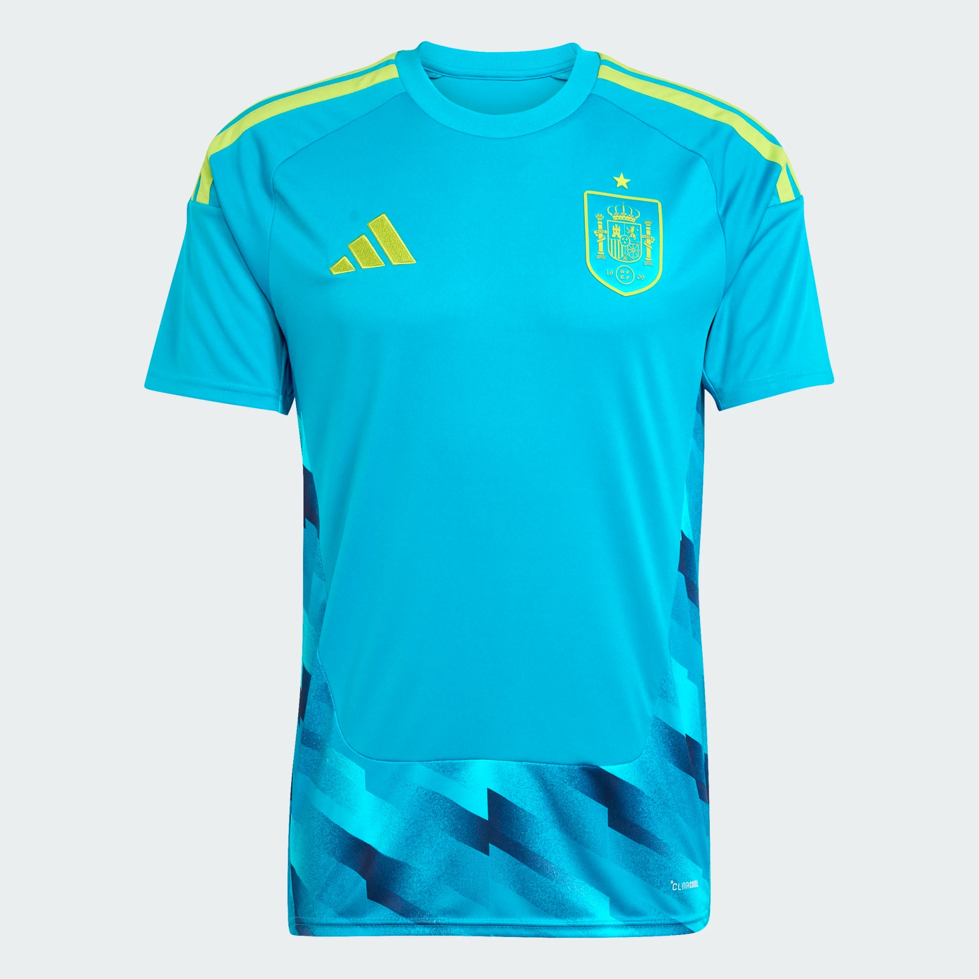 ADIDAS SPAIN 26 HOME GOALKEEPER SHORT SLEEVE JERSEY