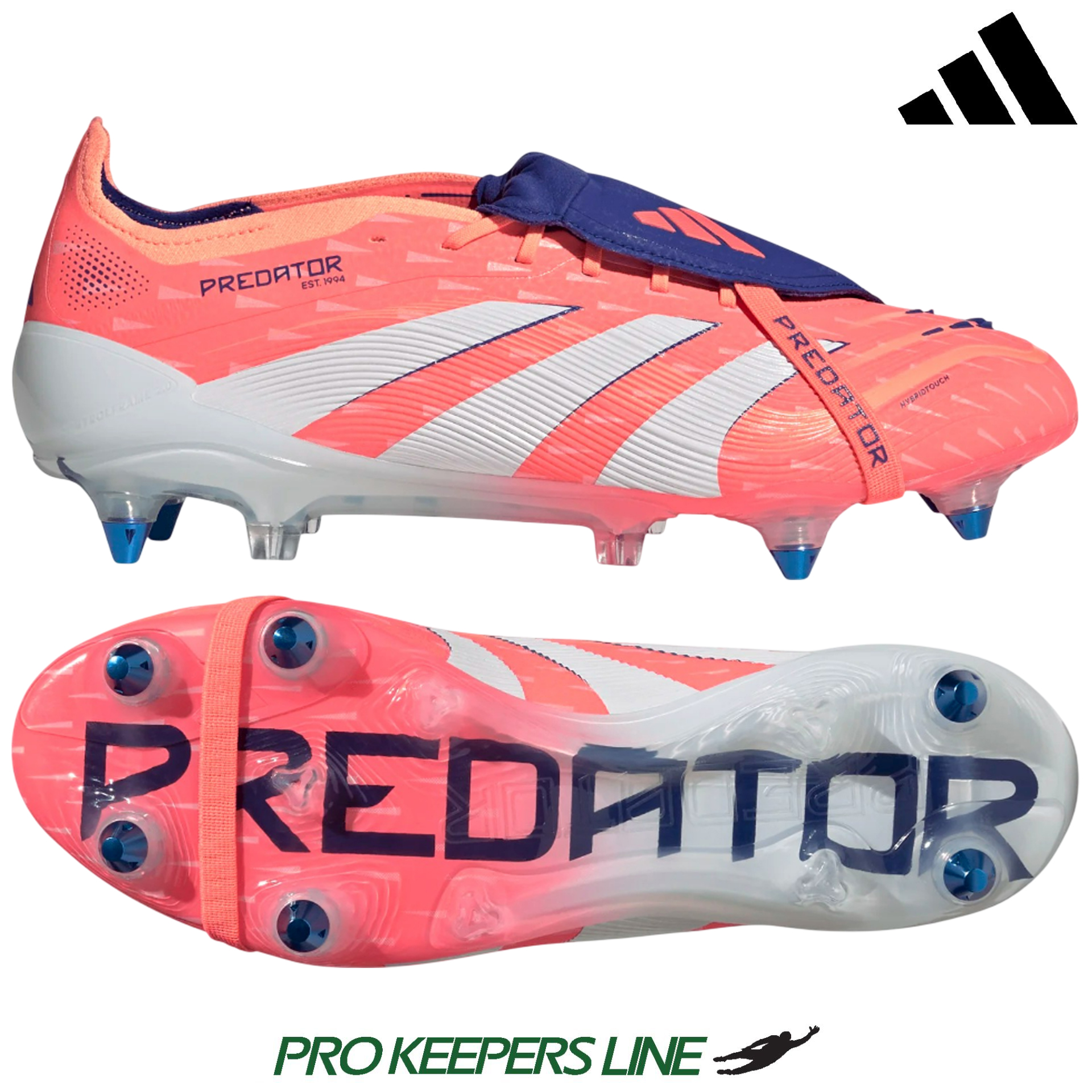 ADIDAS PREDATOR ELITE FT SG SIGNAL CORAL/WHITE/BEAM ORANGE