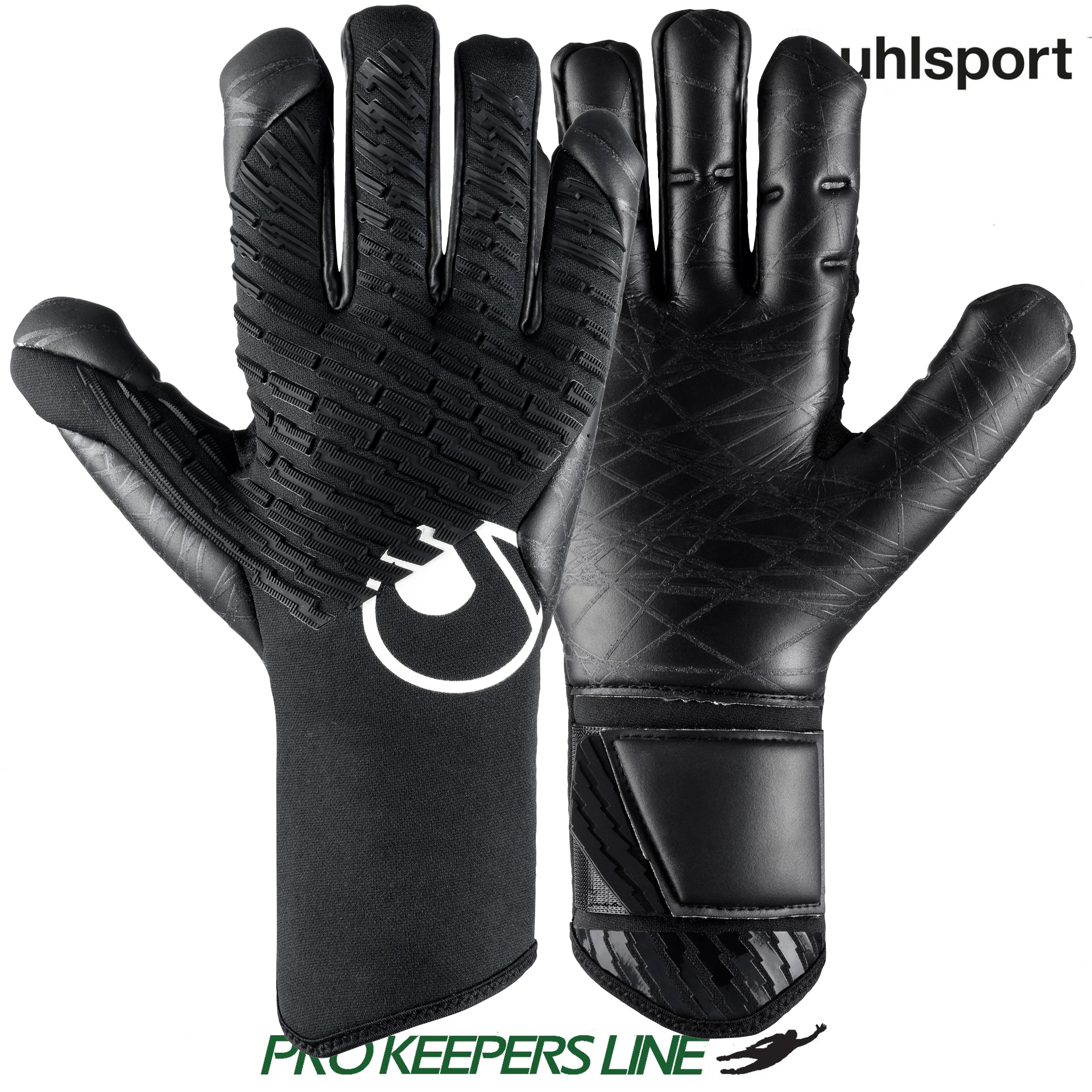 UHLSPORT FM CYBERTEC ULTRAGRIP HN #392 BLACK/WHITE