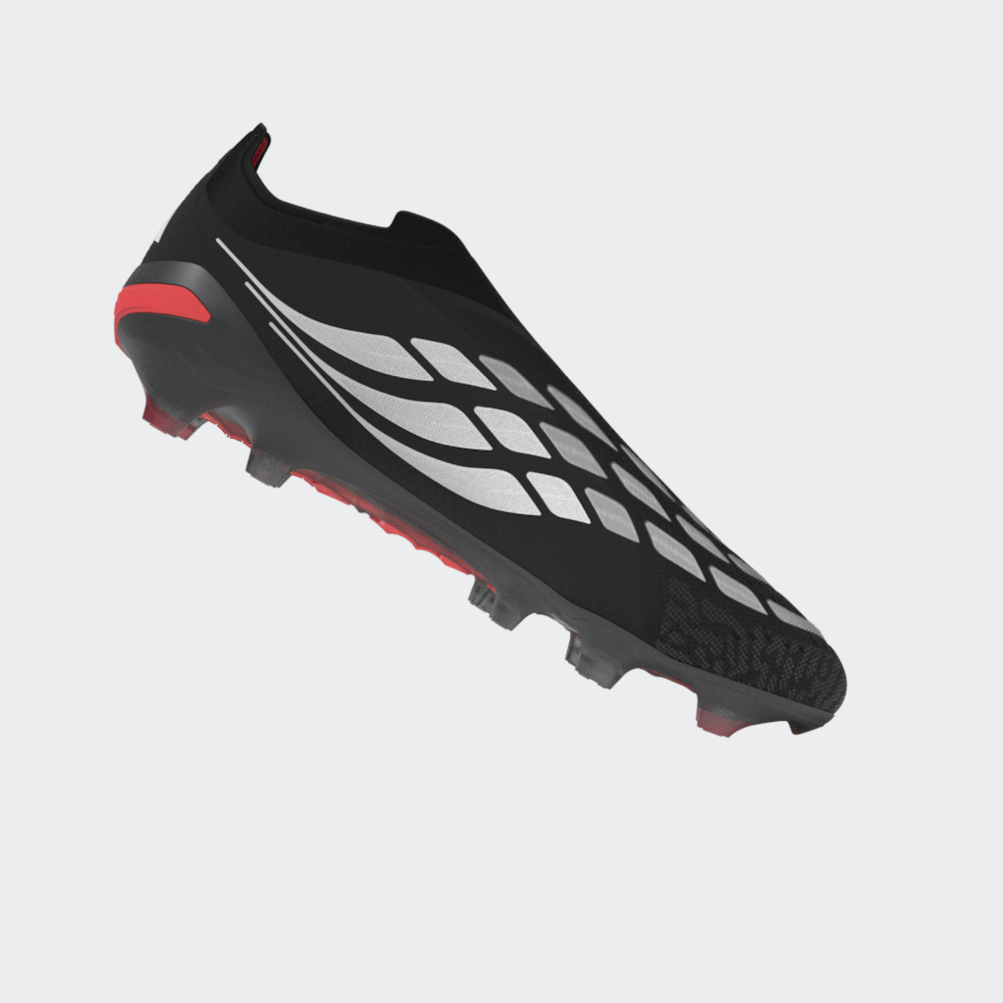 ADIDAS PREDATOR ELITE LL FG BLACK/WHITE/LUCID RED