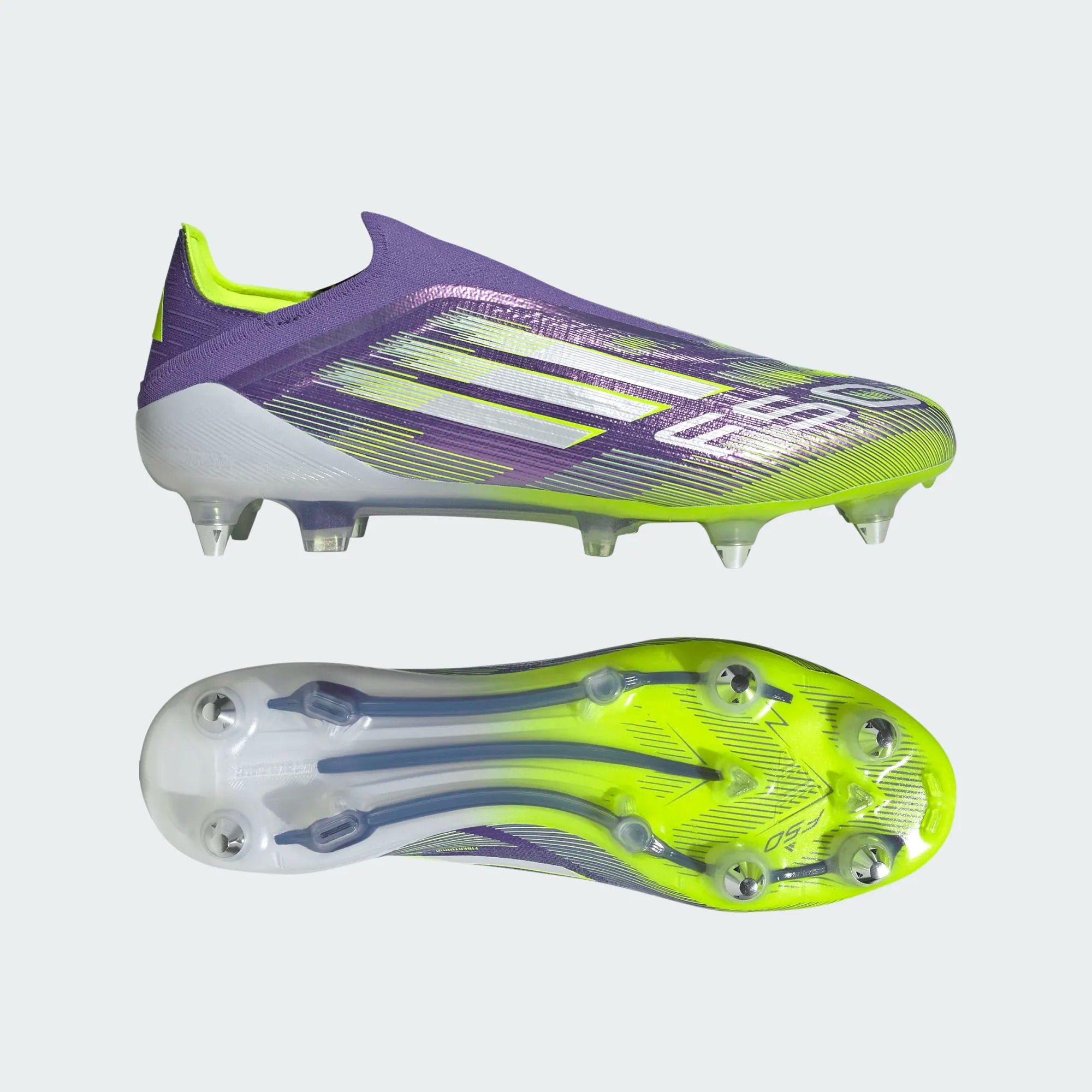 ADIDAS F50 ELITE LL SG PURPLE RUSH/WHITE/LUCID LEMON