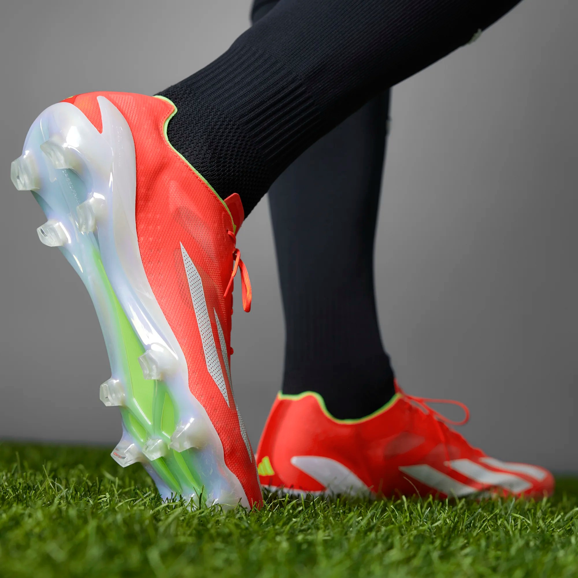 ADIDAS X CRAZYFAST+ FG SOLAR RED/CORE WHITE/TEAM SOLAR YELLOW | UK