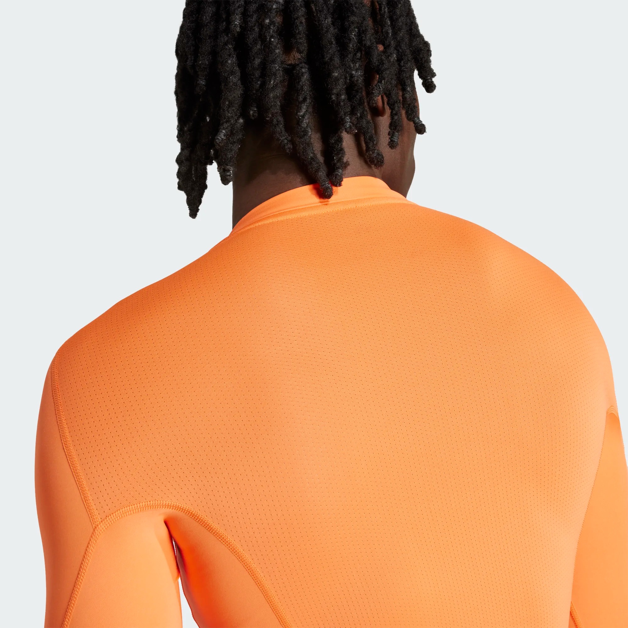 ADIDAS TF LS TEE TEAM SEMI SOLAR ORANGE