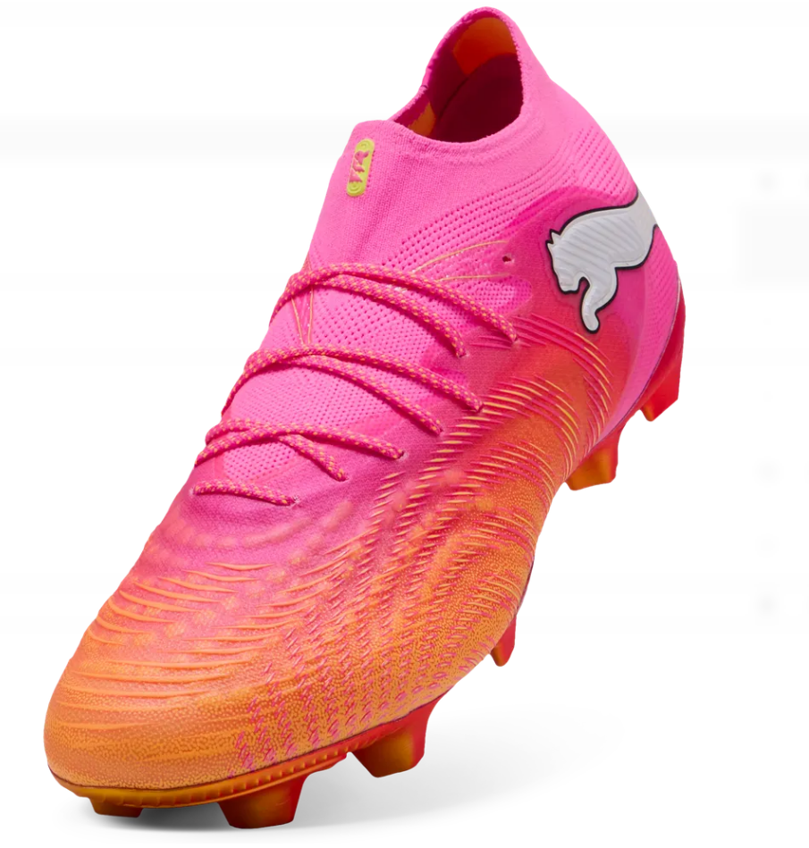 PUMA FUTURE 9 ULTIMATE FG POISON PINK-SUN STREAM-BRIGHT AQUA-PUMA WHITE