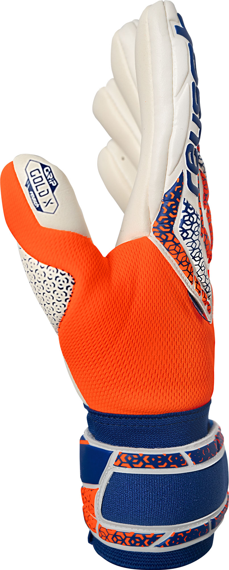 REUSCH ATTRAKT GOLD X NC SHOCK ORANGE/ENERGY BLUE