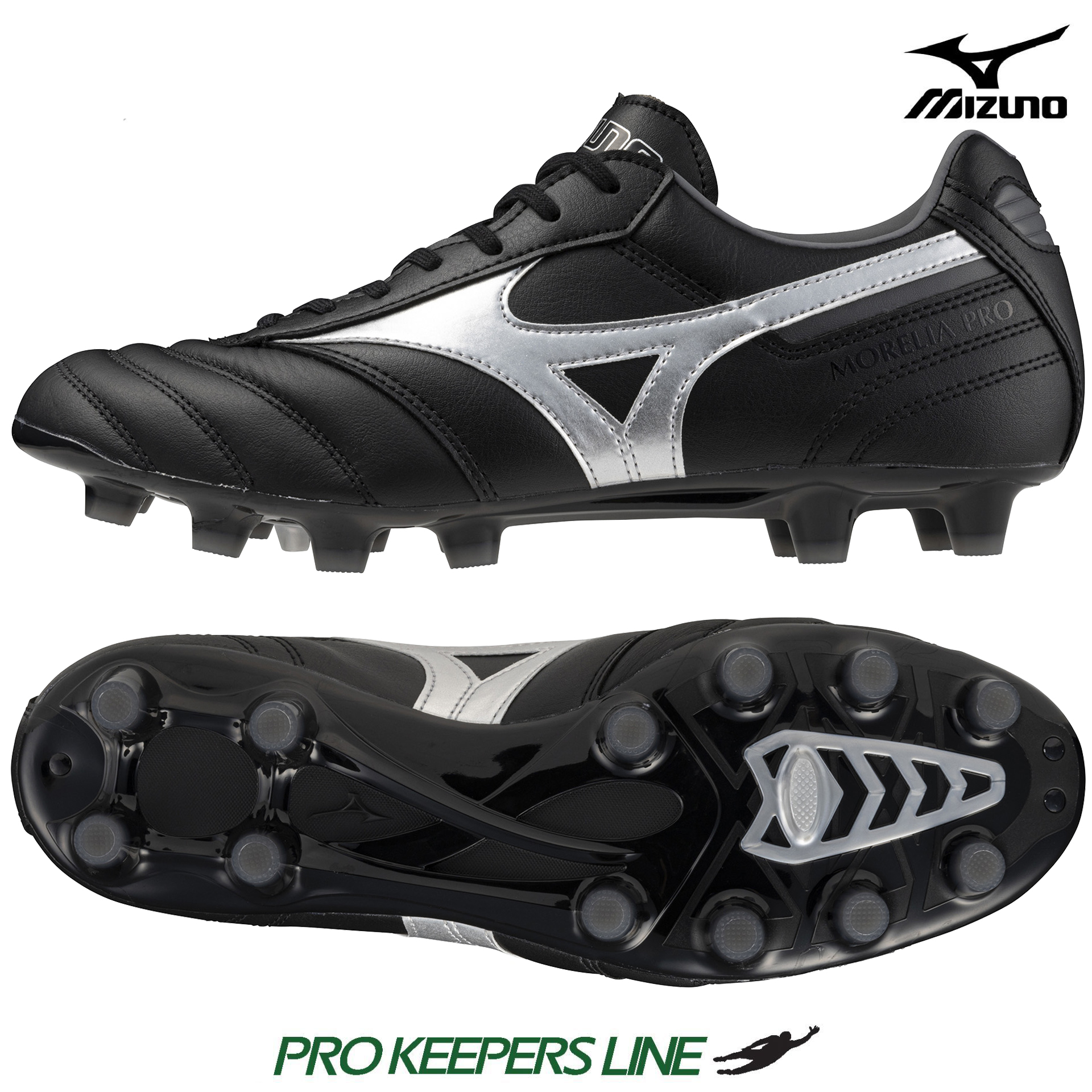 mizuno morelia ii pro blackgalaxy silver dark shadow.jpg MIZUNO MORELIA II PRO MD BLACK/GALAXY SILVER