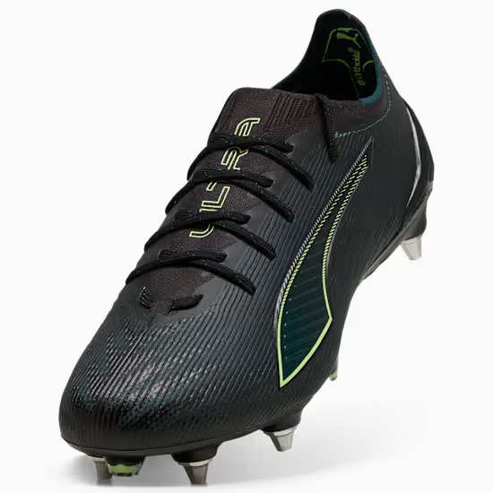 PUMA ULTRA 6 ULTIMATE MXSG PUMA BLACK-FIZZY LIGHT-GREEN TERRAIN