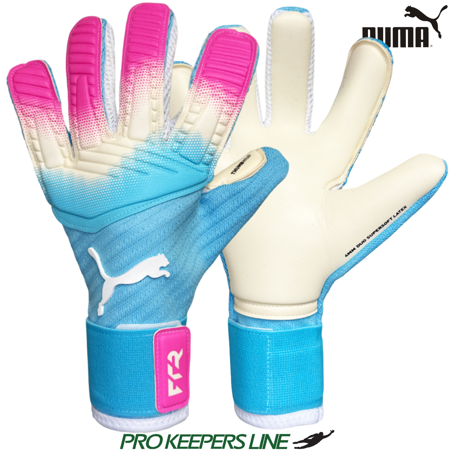 PUMA FUTURE PRO RE-CHARGE HYBRID SUNSET PINK-HERO BLUE-PUMA WHITE