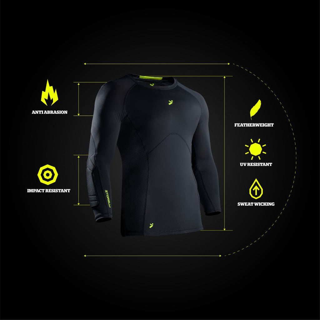 BODYSHIELD GOALKEEPER LIGHT MATCHDAY 3/4 UNDERSHIRT (PADDED)