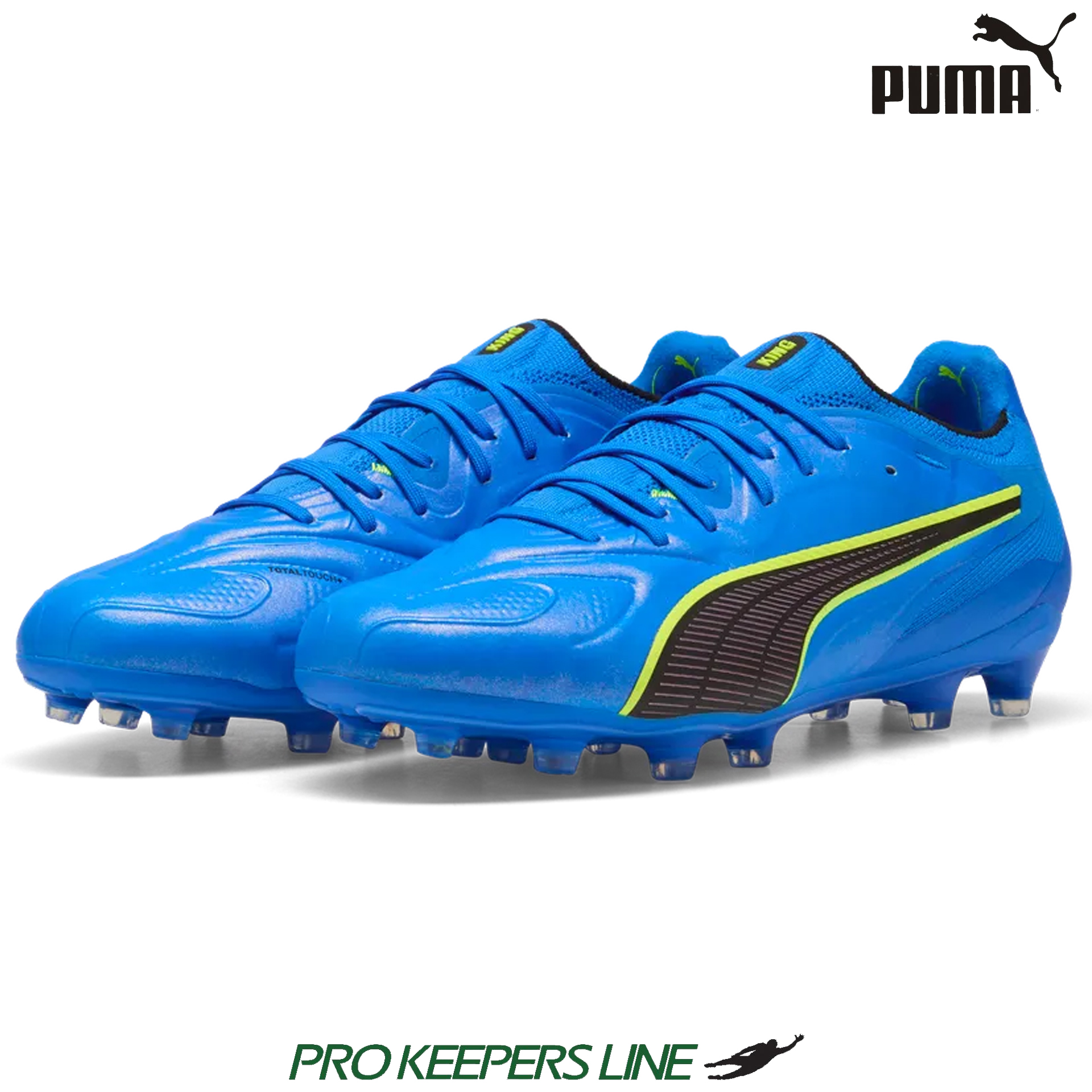 PUMA KING 20 ULTIMATE FG/AG ULTRA BLUE-LIME SQUEEZE-PUMA BLACK