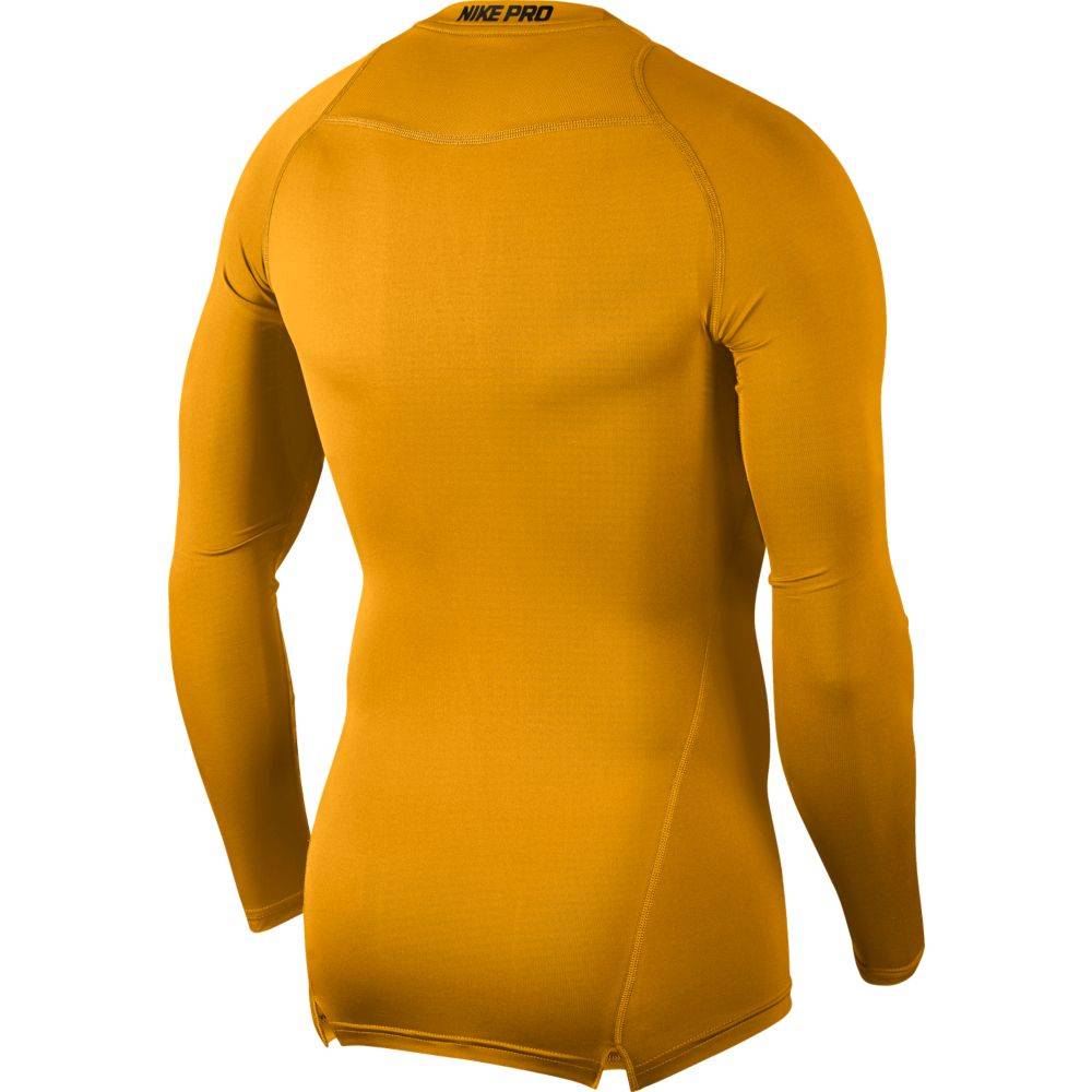 NIKE PRO LS TOP UNIVERSITY GOLD