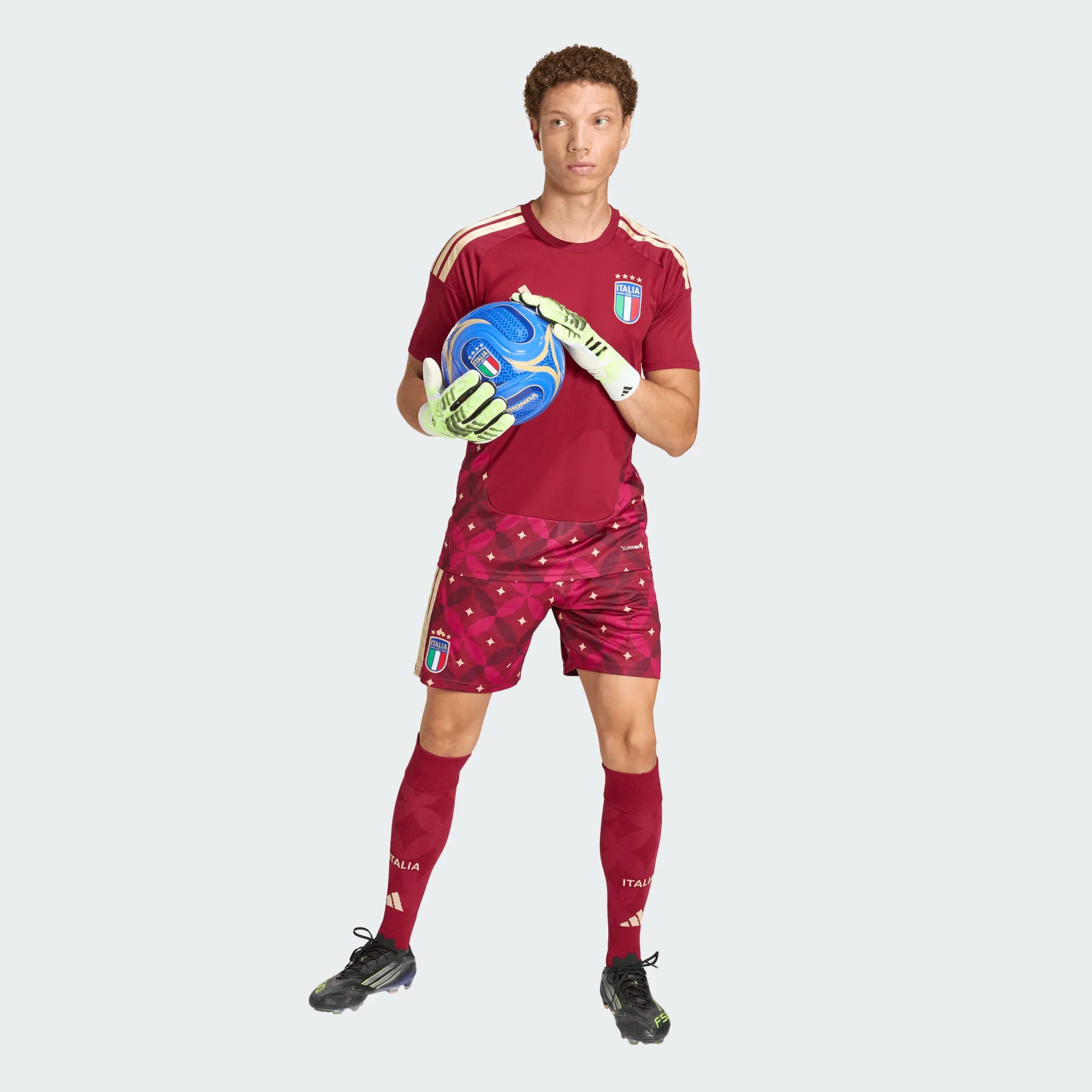 ADIDAS ITALY 26 HOME GOALKEEPER SHORT SLEEVE JERSEY