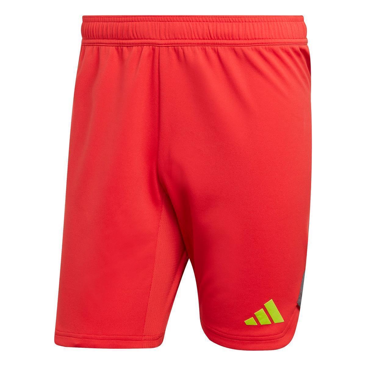 ADIDAS T23 PROMO GK SHORT TEAM CORE RED/TEAM SEMI SOLAR GREEN